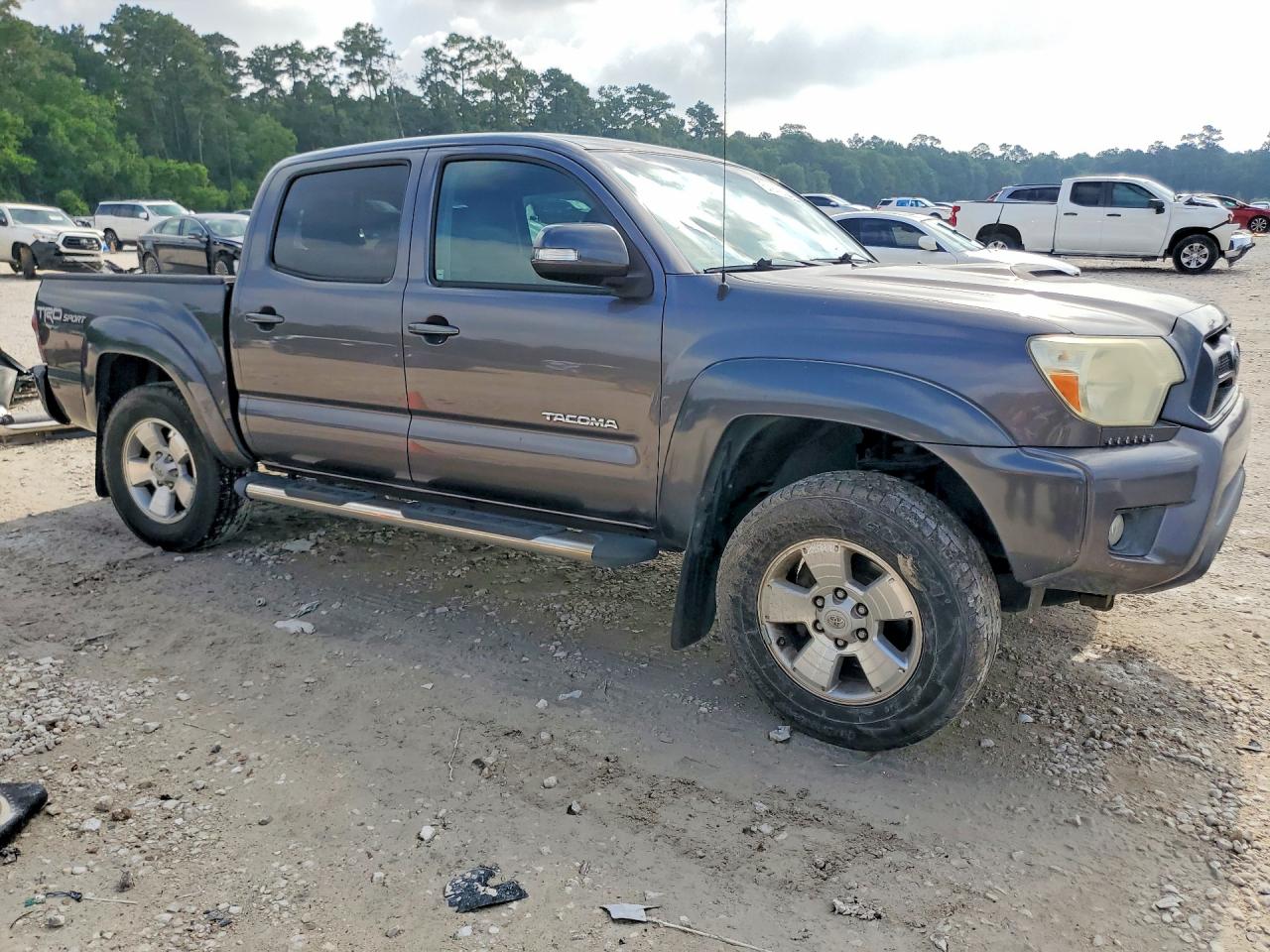 2015 Toyota Tacoma V6 Gray vin: 5TFLU4EN2FX115048