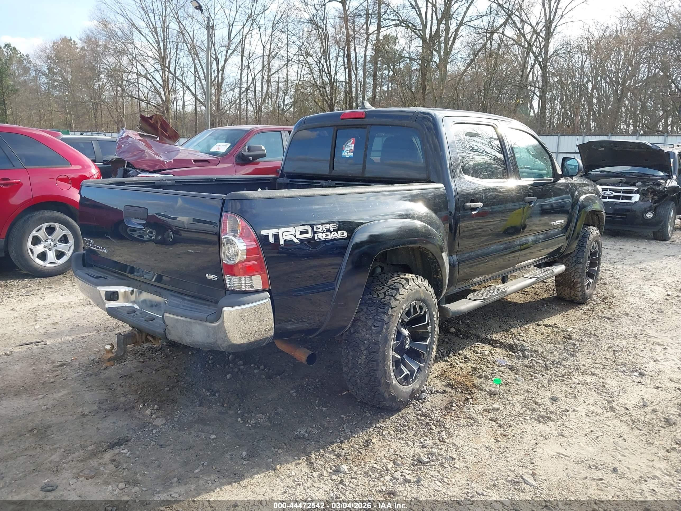 2015 Toyota Tacoma Base V6 Black vin: 5TFLU4EN2FX133856