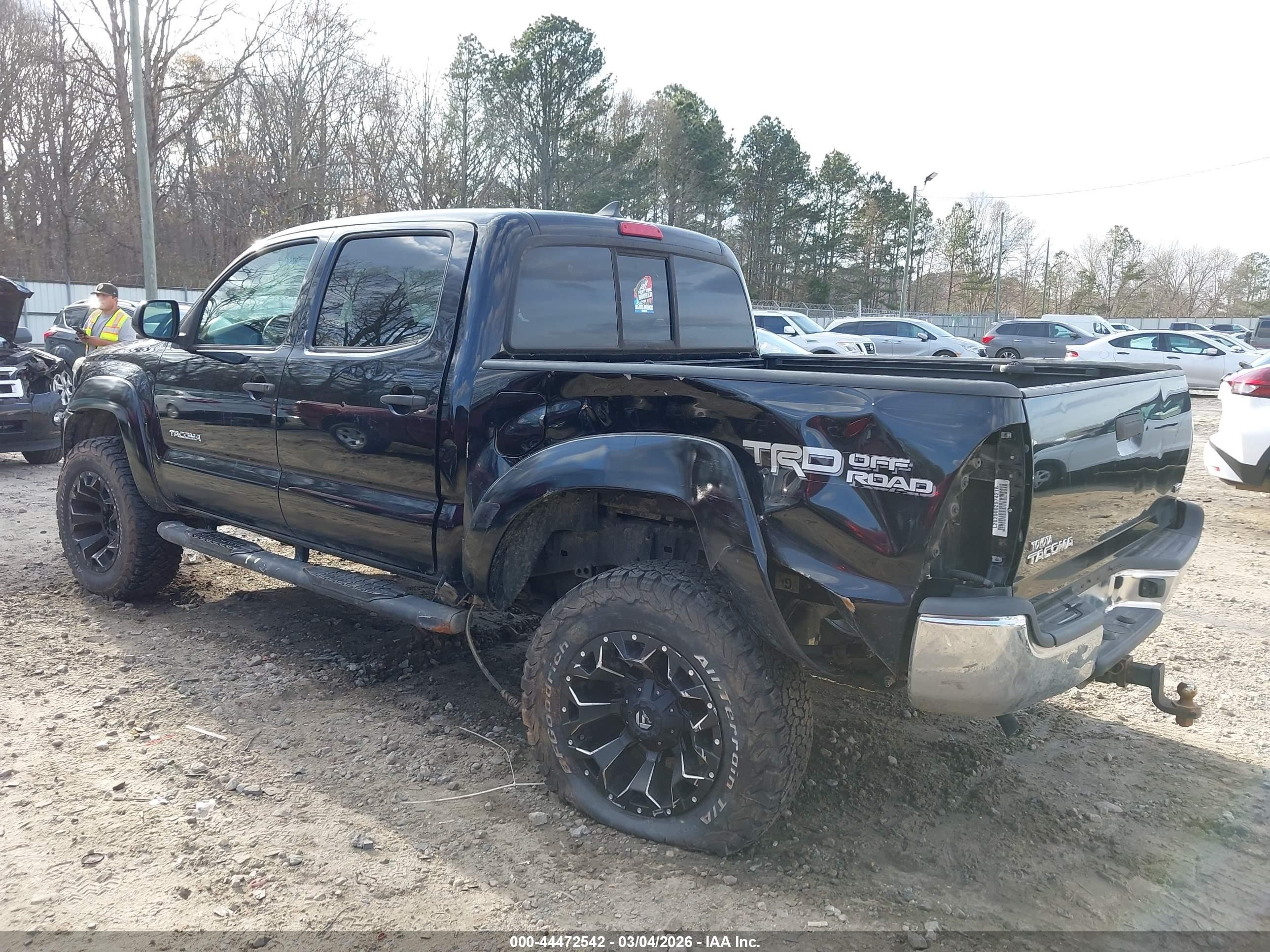 2015 Toyota Tacoma Base V6 Black vin: 5TFLU4EN2FX133856