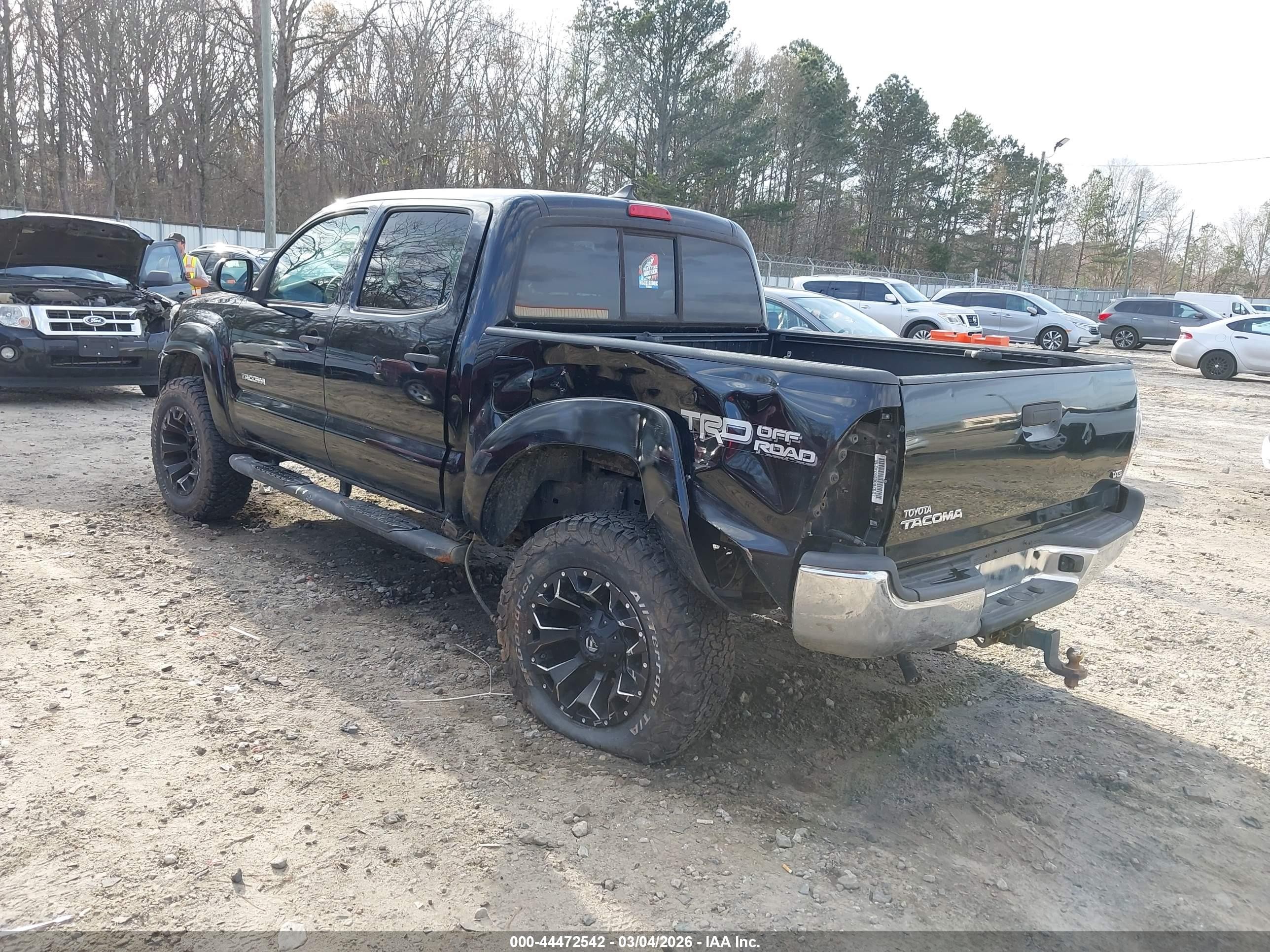 2015 Toyota Tacoma Base V6 Black vin: 5TFLU4EN2FX133856