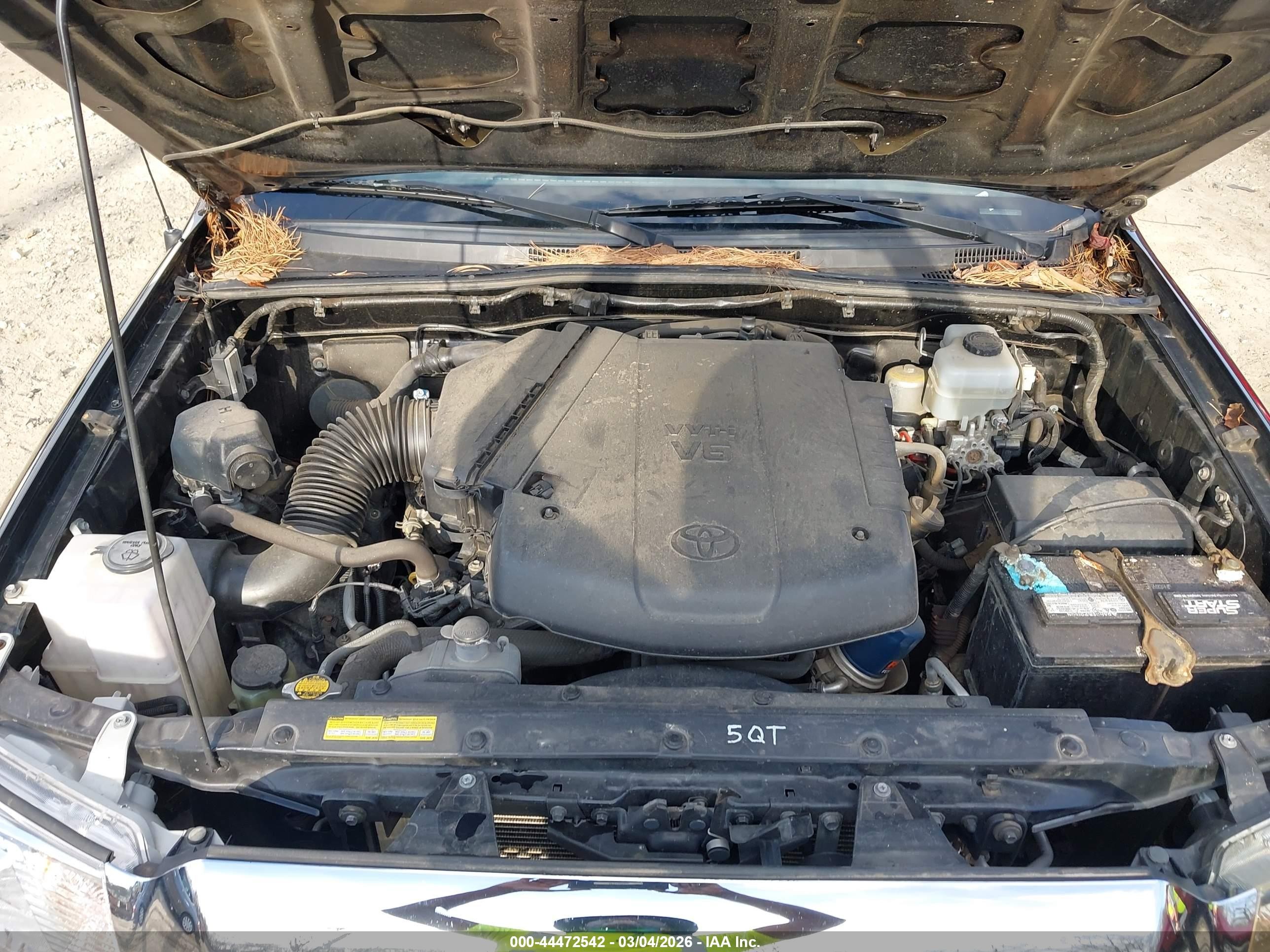 2015 Toyota Tacoma Base V6 Black vin: 5TFLU4EN2FX133856