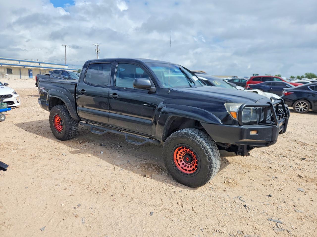 2011 Toyota Tacoma Double Cab Black vin: 5TFLU4EN3BX012196