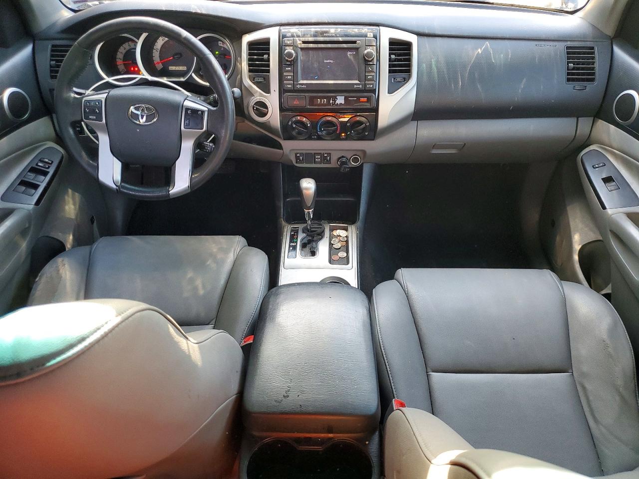 2013 Toyota Tacoma Double Cab Gray vin: 5TFLU4EN3DX055598