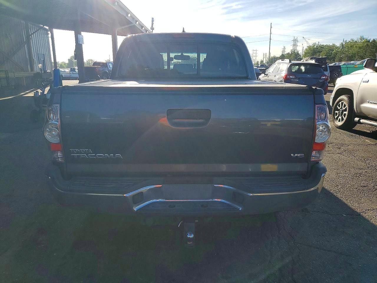 2013 Toyota Tacoma Double Cab Gray vin: 5TFLU4EN3DX055598