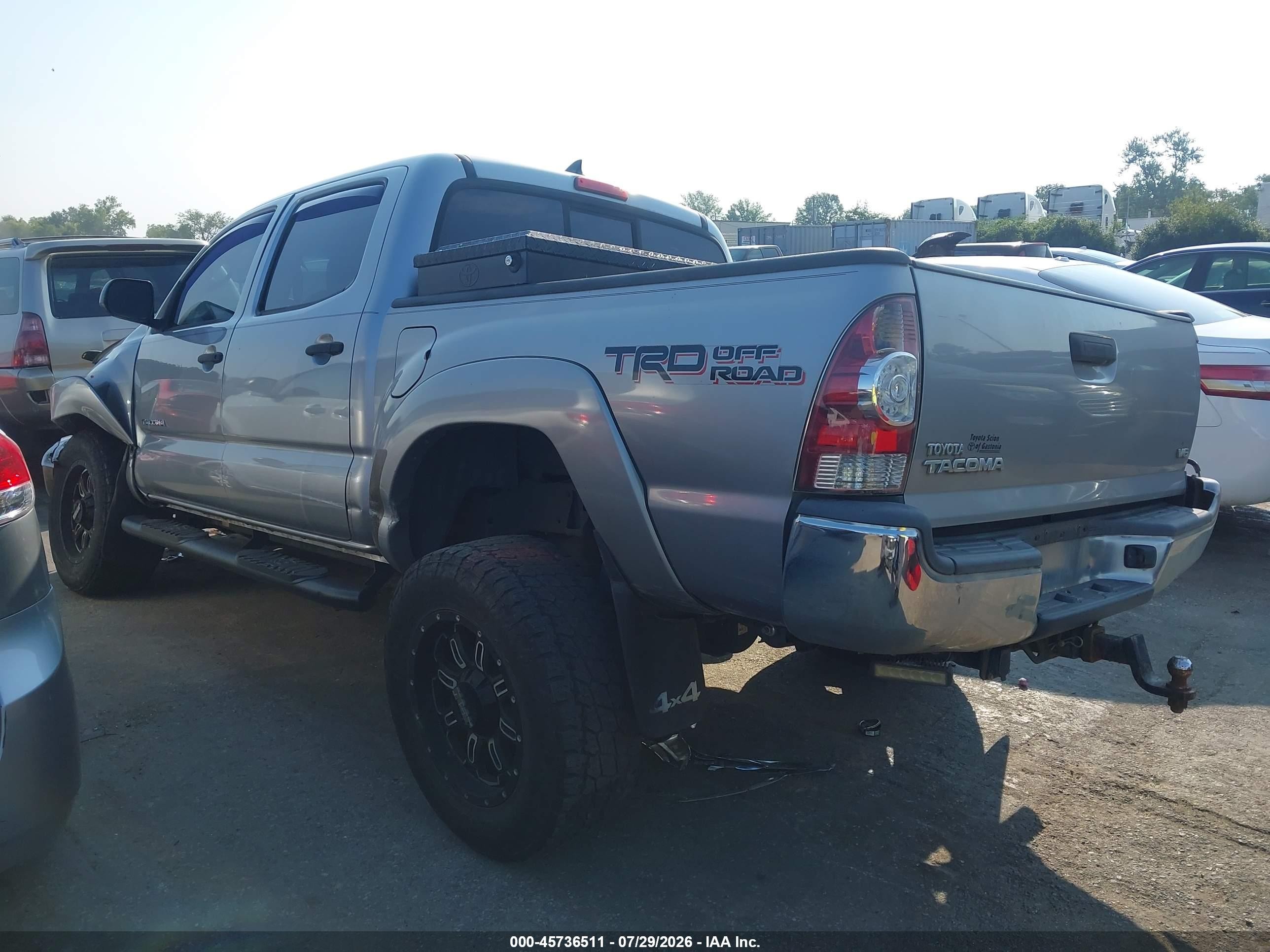 2014 Toyota Tacoma Base V6 Gray vin: 5TFLU4EN3EX101495