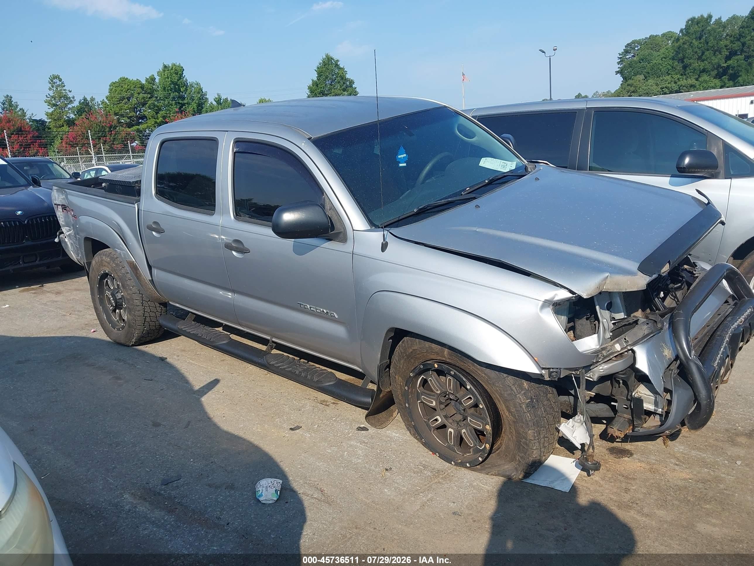2014 Toyota Tacoma Base V6 Gray vin: 5TFLU4EN3EX101495