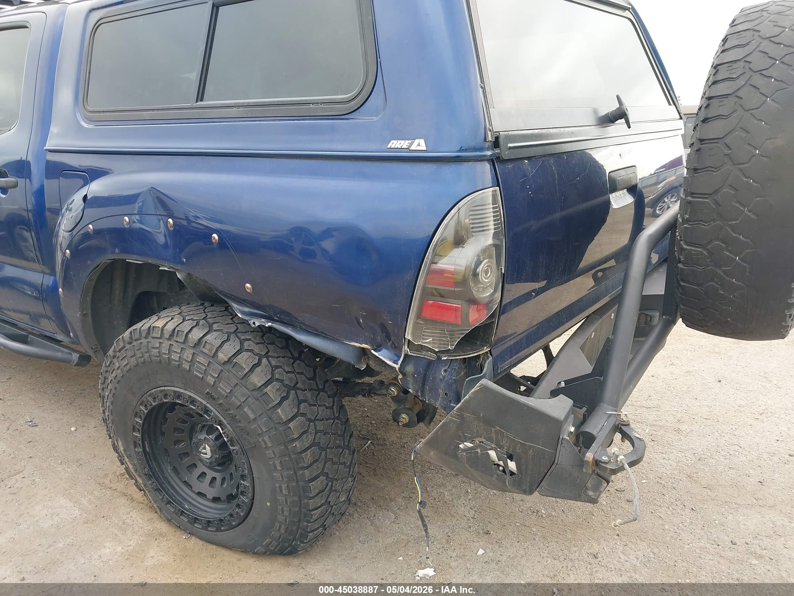 2014 Toyota Tacoma Base V6 Синий vin: 5TFLU4EN3EX102226