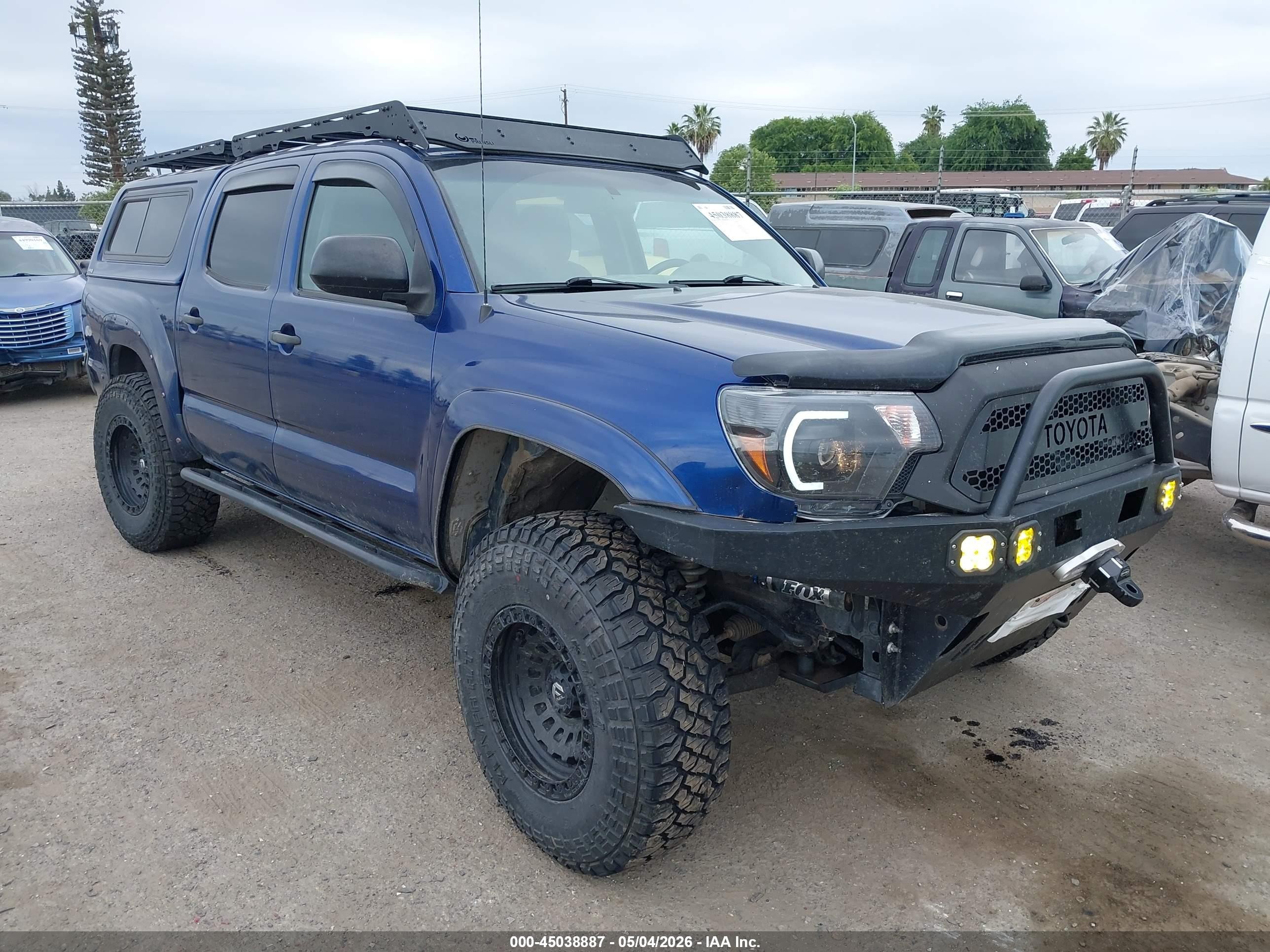 2014 Toyota Tacoma Base V6 Blue vin: 5TFLU4EN3EX102226