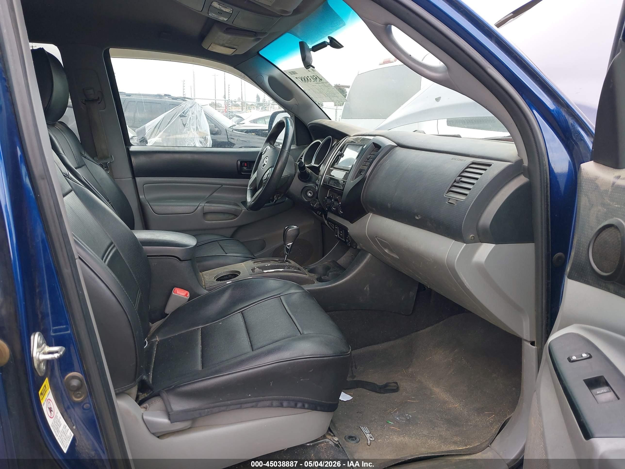 2014 Toyota Tacoma Base V6 Синий vin: 5TFLU4EN3EX102226