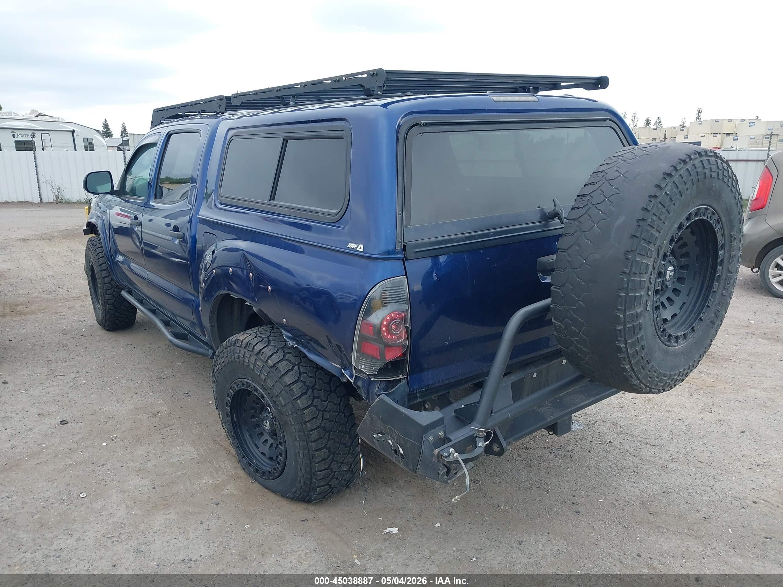 2014 Toyota Tacoma Base V6 Синий vin: 5TFLU4EN3EX102226