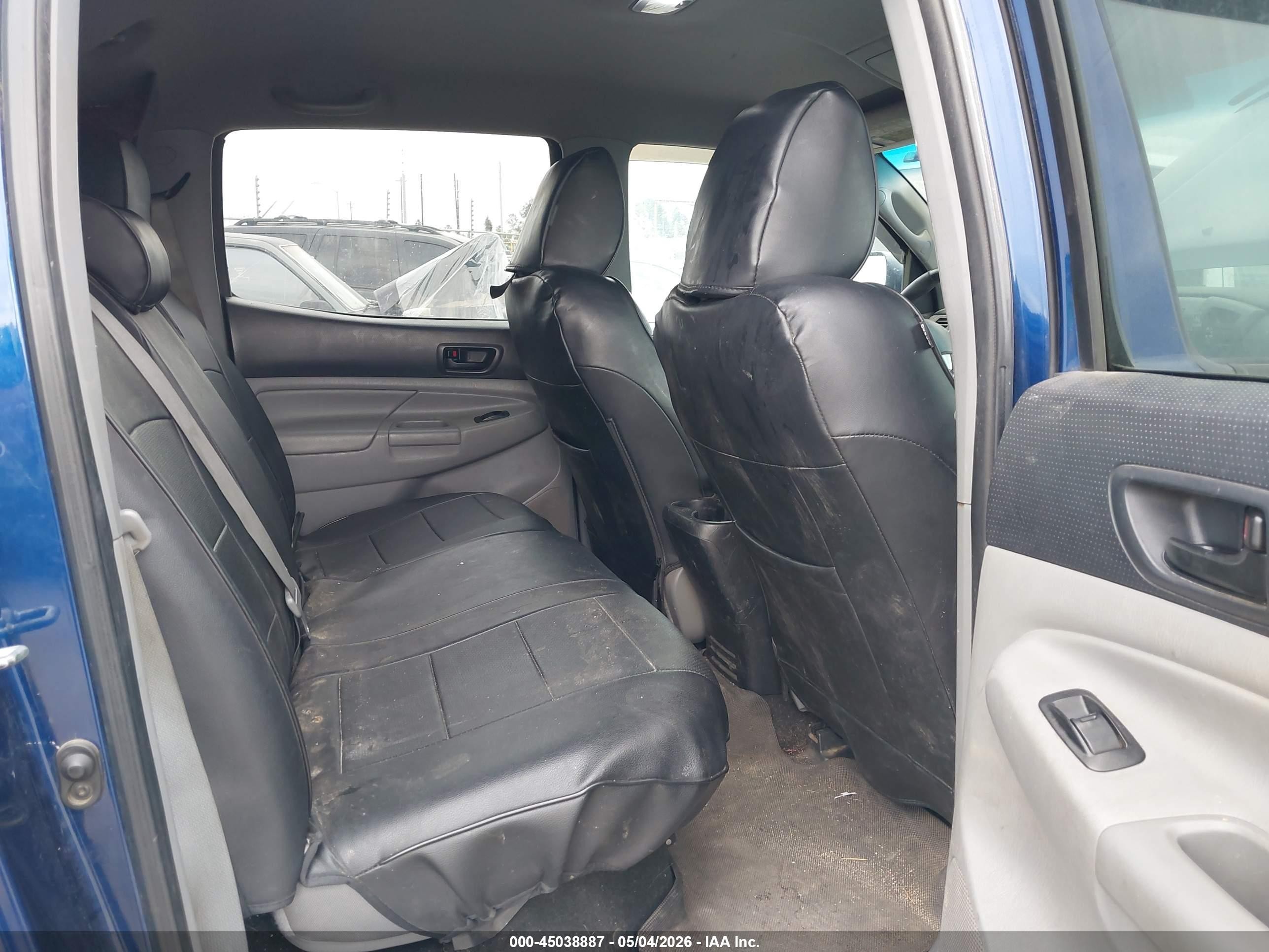 2014 Toyota Tacoma Base V6 Синий vin: 5TFLU4EN3EX102226
