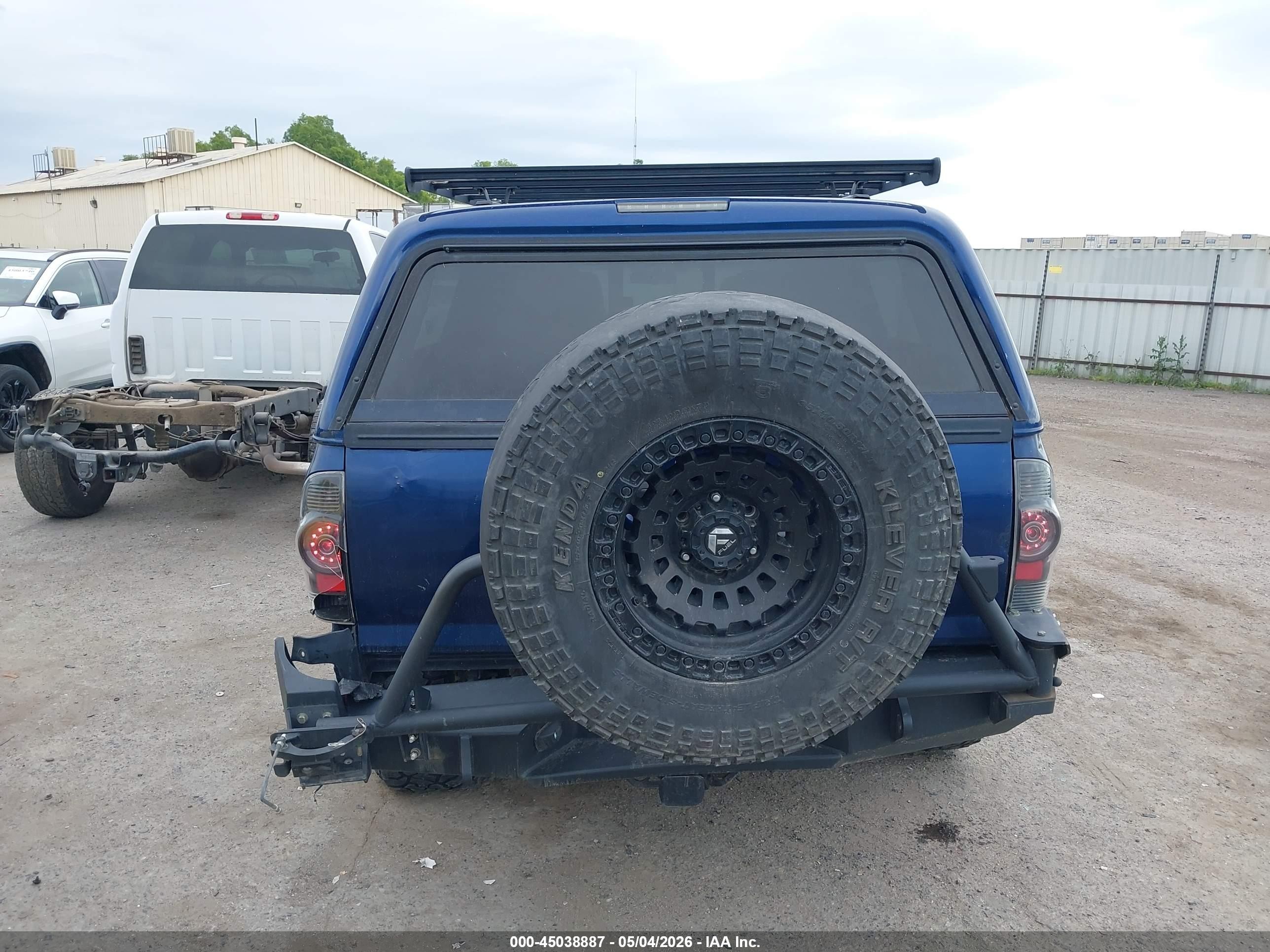 2014 Toyota Tacoma Base V6 Синий vin: 5TFLU4EN3EX102226