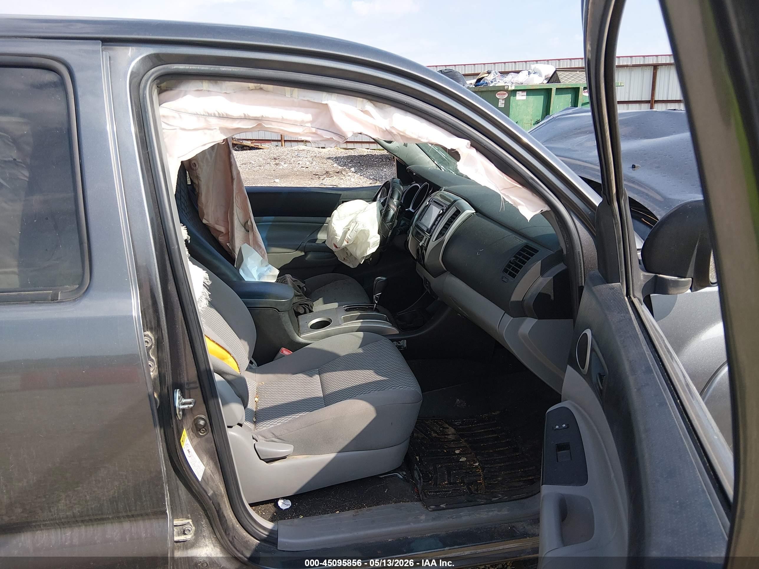 2015 Toyota Tacoma Base V6 Gray vin: 5TFLU4EN3FX122204