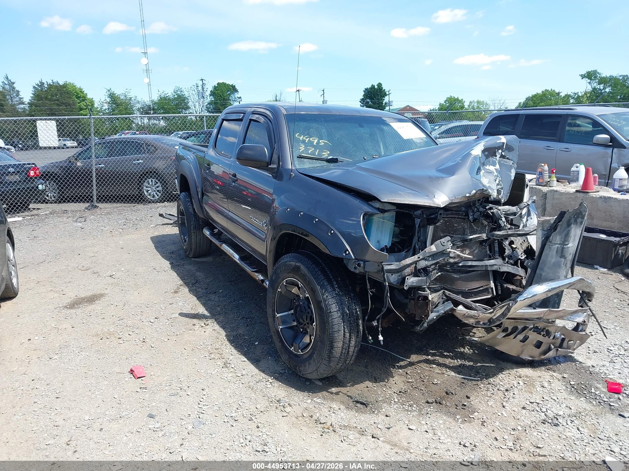 2013 Toyota Tacoma Base V6 Black vin: 5TFLU4EN4DX057585