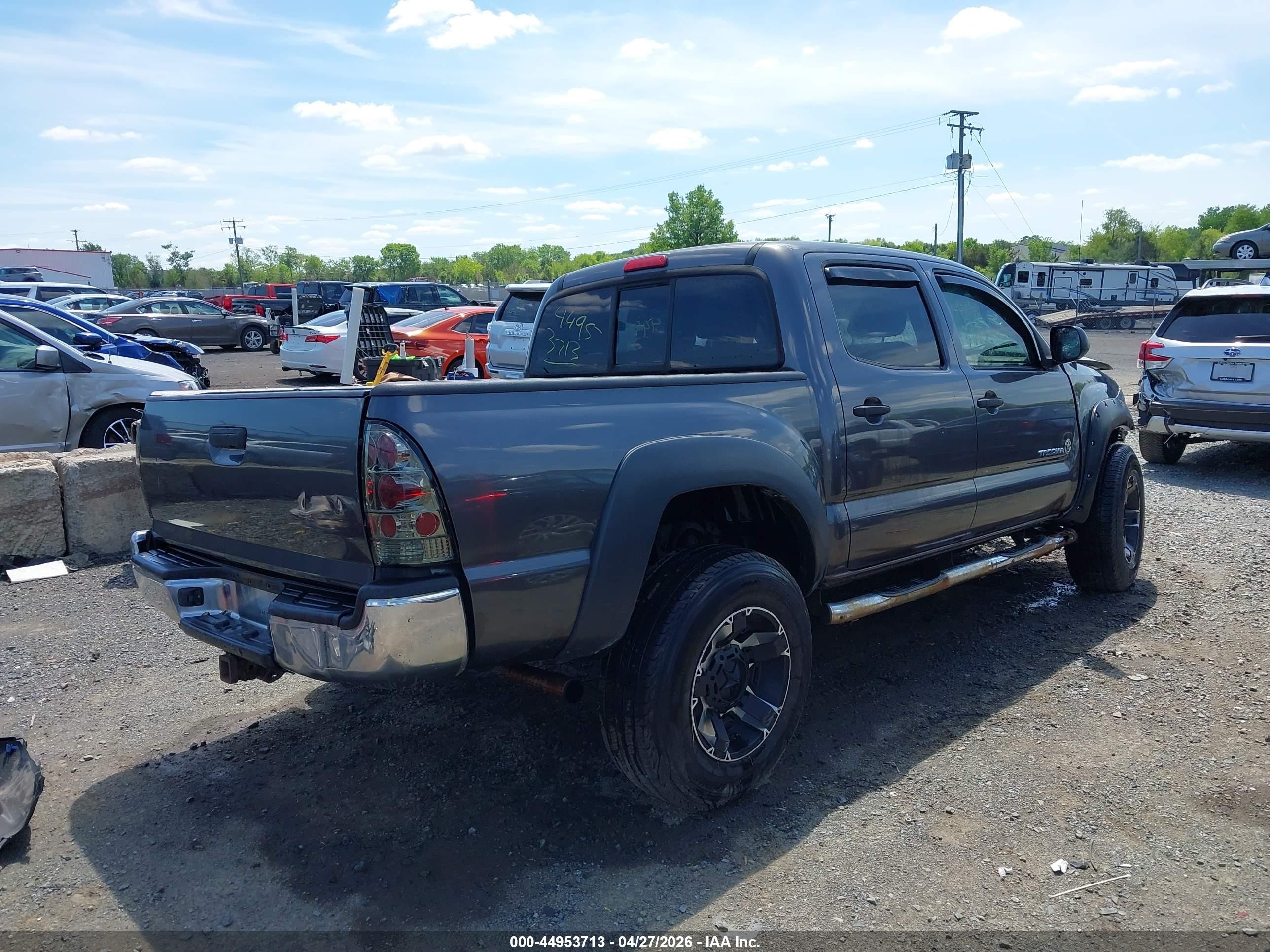 2013 Toyota Tacoma Base V6 Black vin: 5TFLU4EN4DX057585