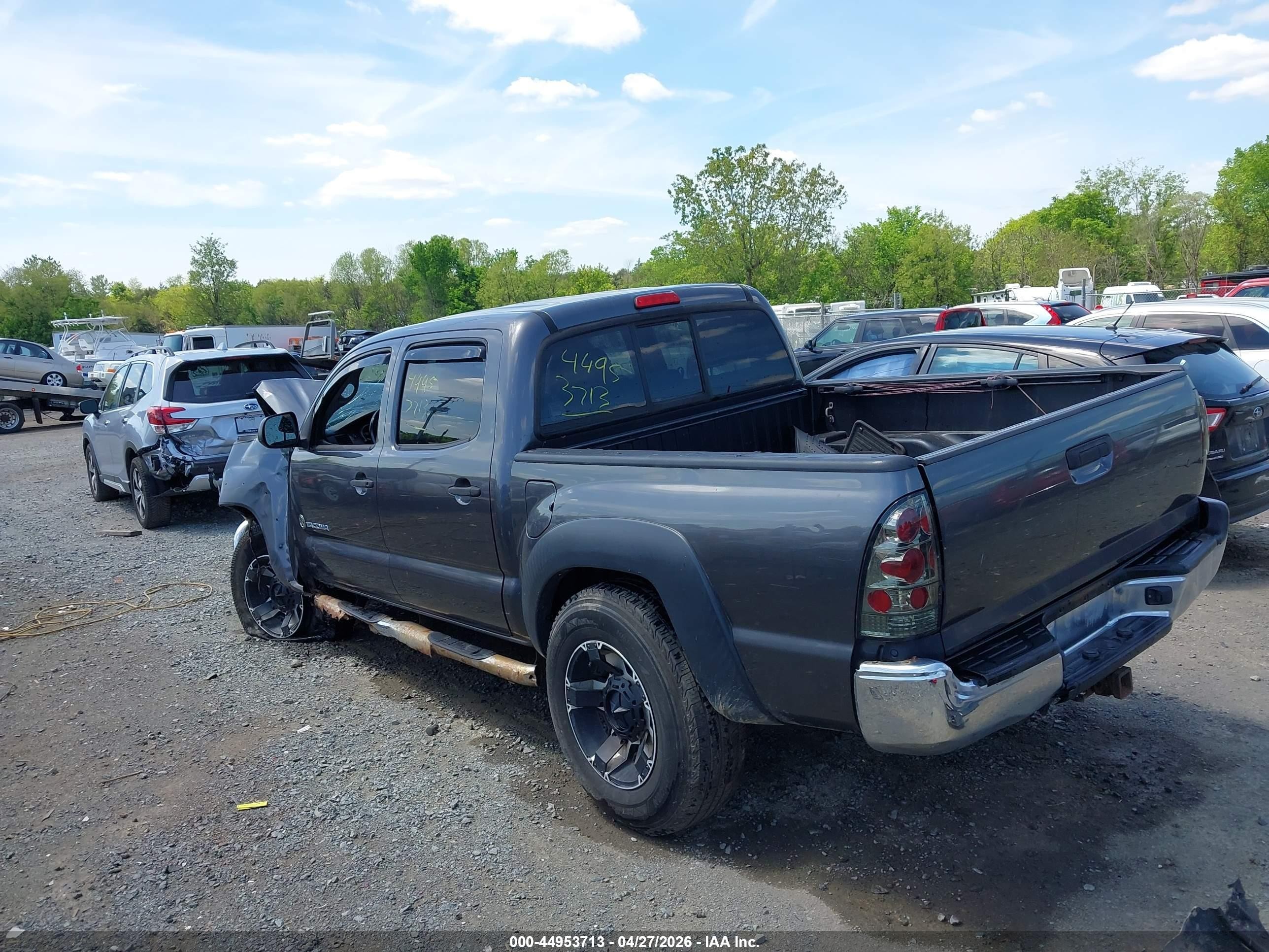 2013 Toyota Tacoma Base V6 Black vin: 5TFLU4EN4DX057585