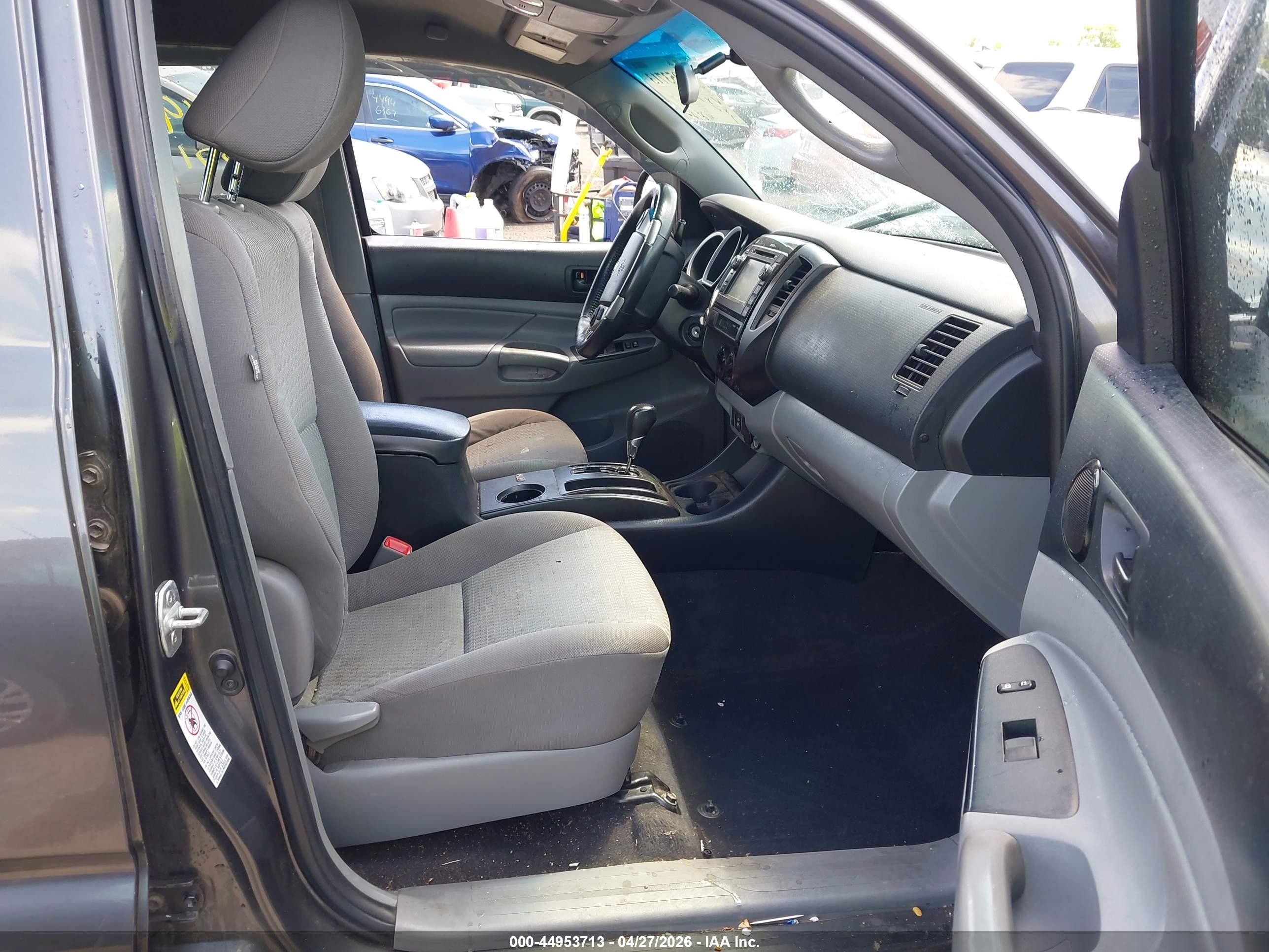 2013 Toyota Tacoma Base V6 Black vin: 5TFLU4EN4DX057585