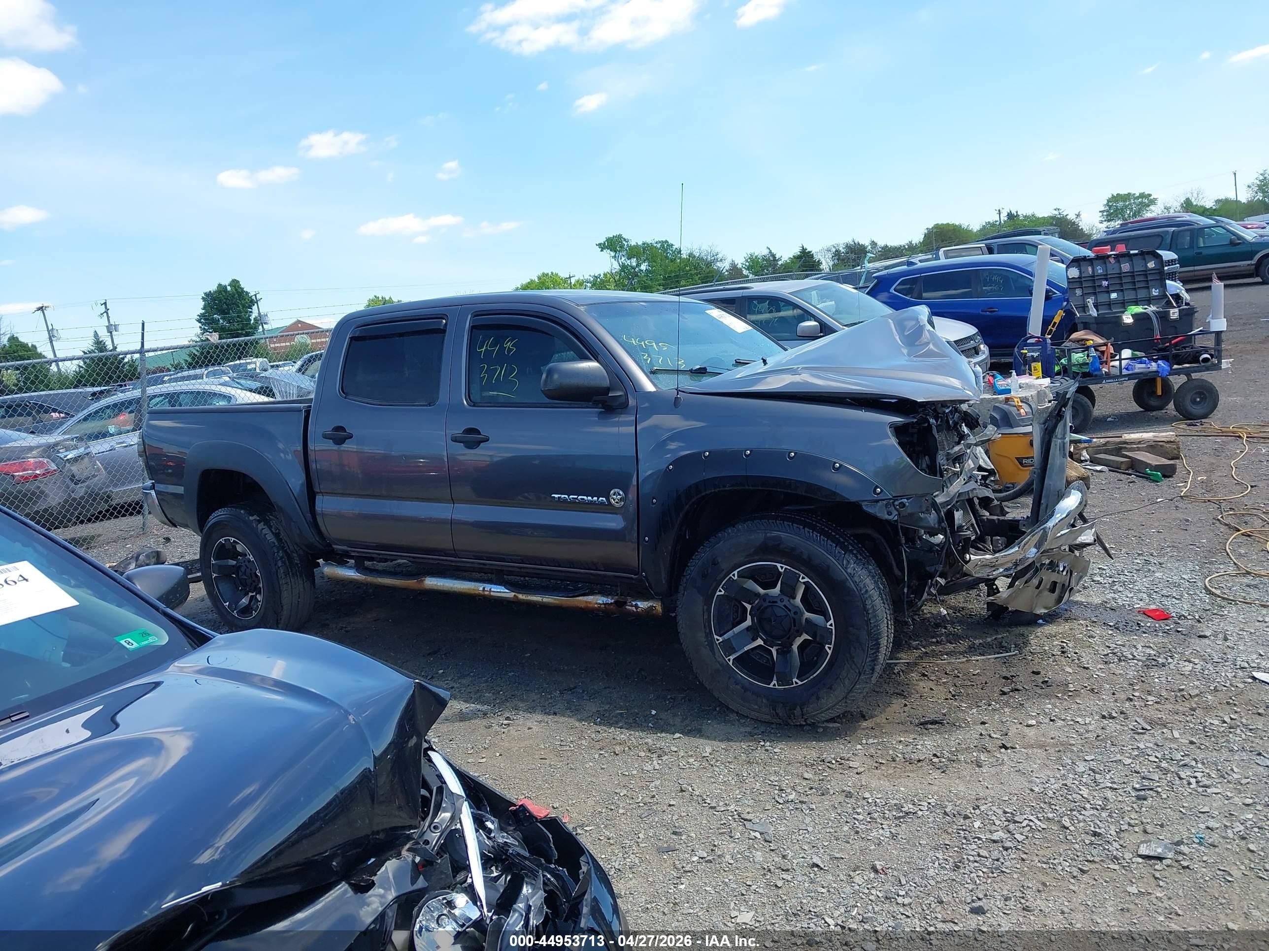 2013 Toyota Tacoma Base V6 Black vin: 5TFLU4EN4DX057585