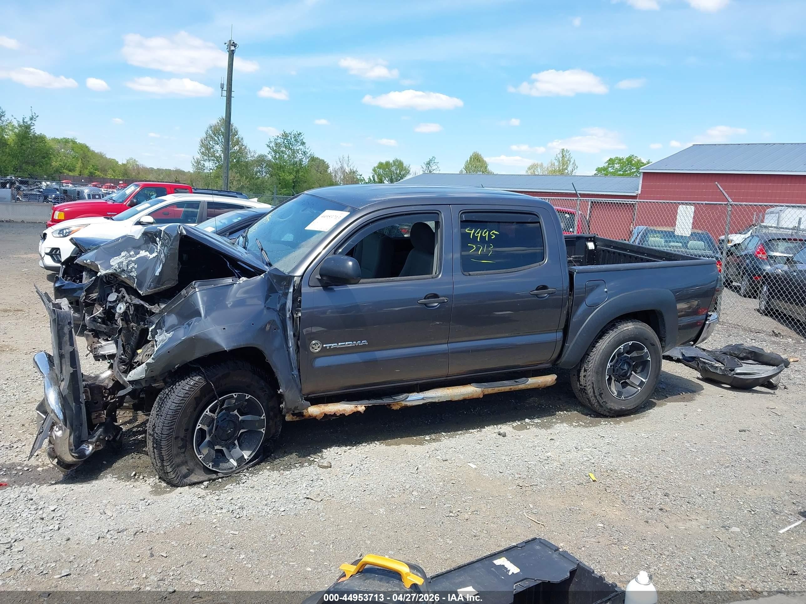 2013 Toyota Tacoma Base V6 Black vin: 5TFLU4EN4DX057585