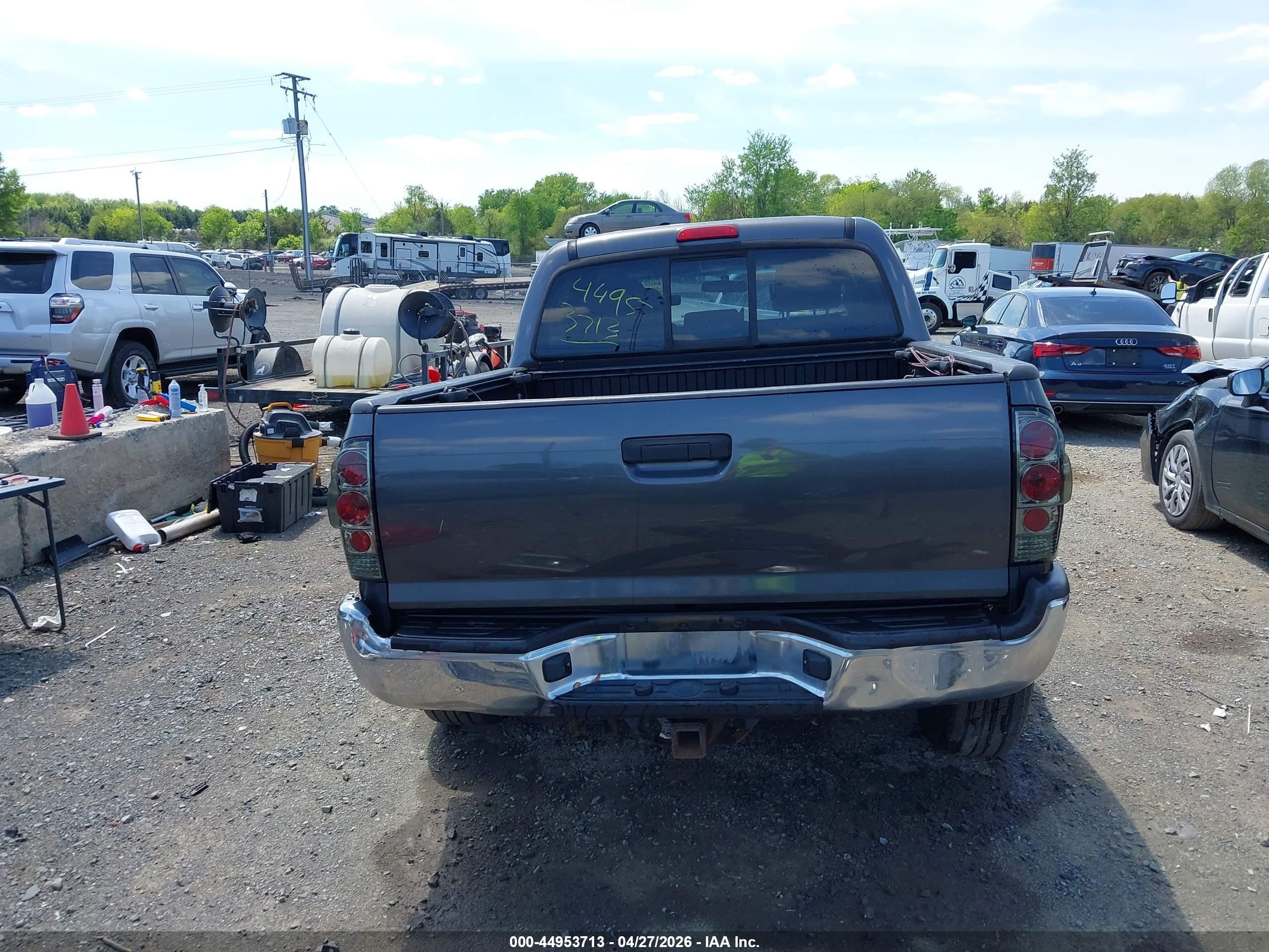 2013 Toyota Tacoma Base V6 Black vin: 5TFLU4EN4DX057585
