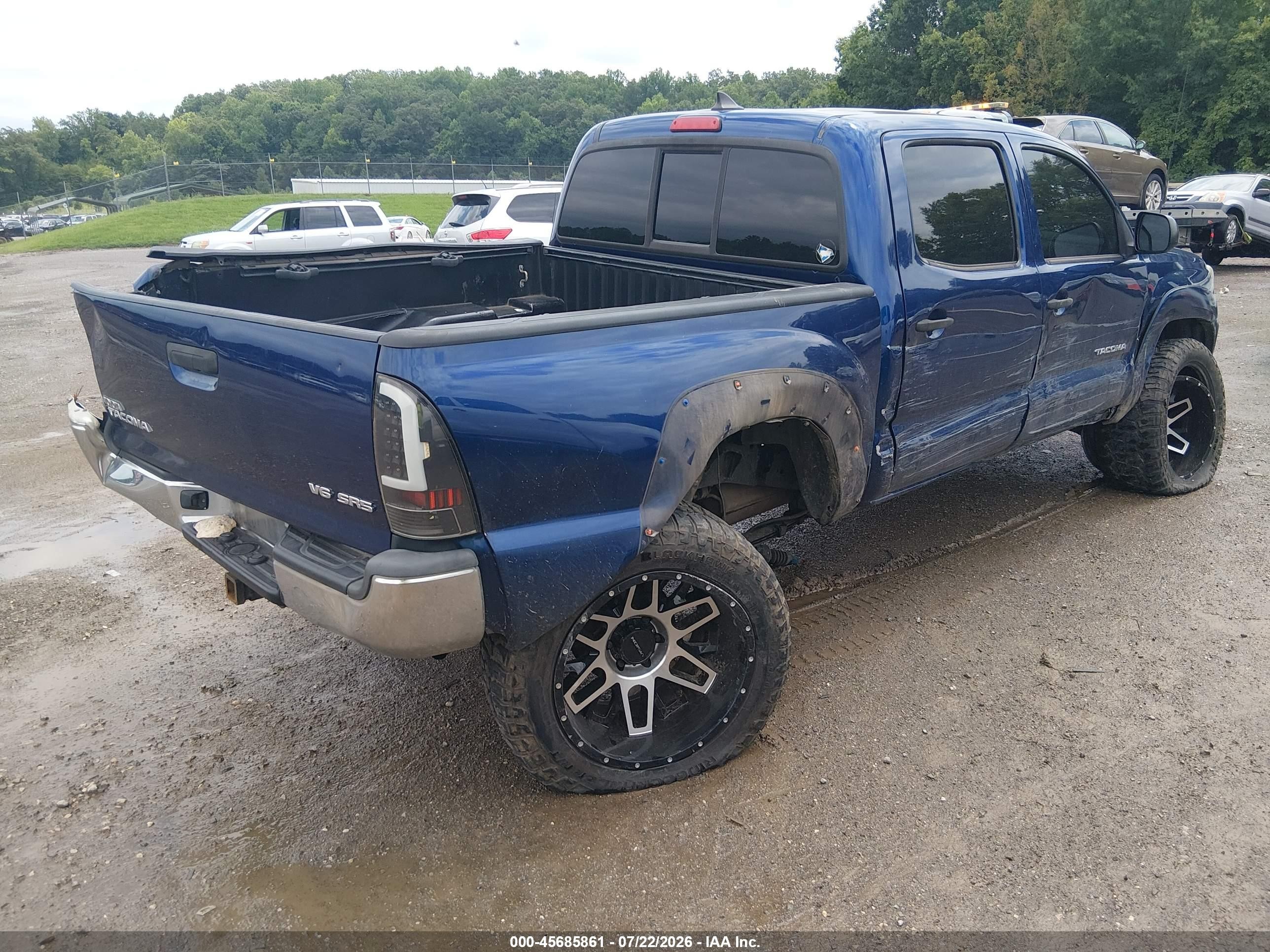 2014 Toyota Tacoma Base V6 Blue vin: 5TFLU4EN4EX097716