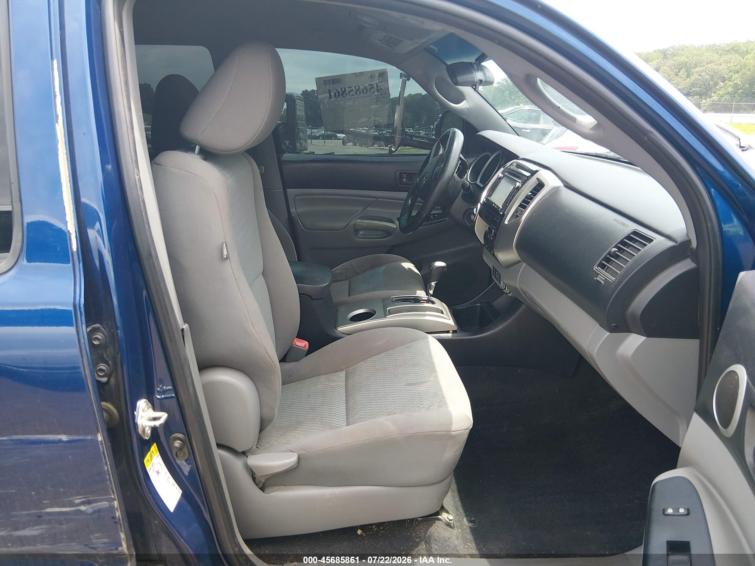 2014 Toyota Tacoma Base V6 Blue vin: 5TFLU4EN4EX097716