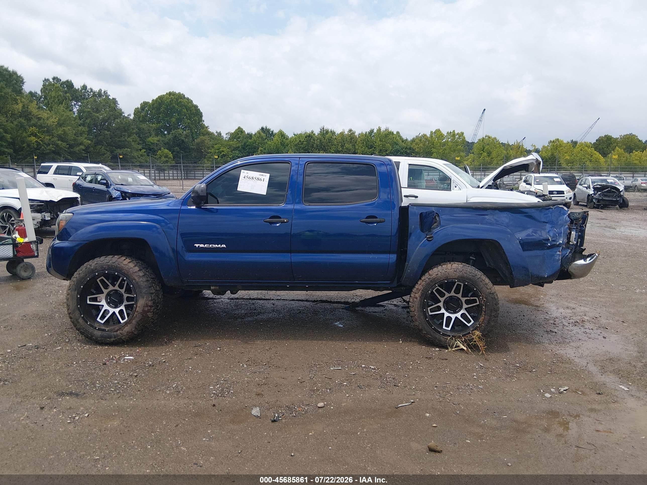 2014 Toyota Tacoma Base V6 Blue vin: 5TFLU4EN4EX097716