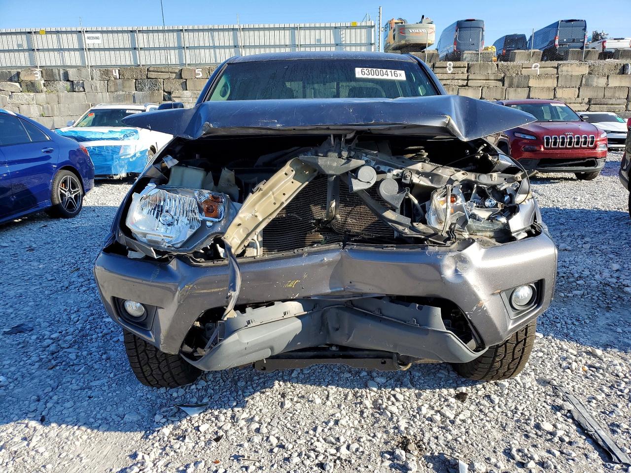 2014 Toyota Tacoma V6 Серый vin: 5TFLU4EN4EX102946