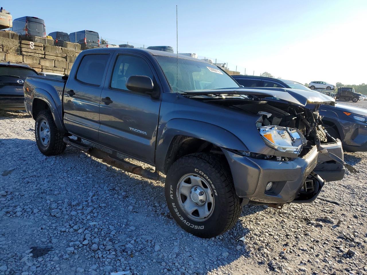 2014 Toyota Tacoma V6 Серый vin: 5TFLU4EN4EX102946
