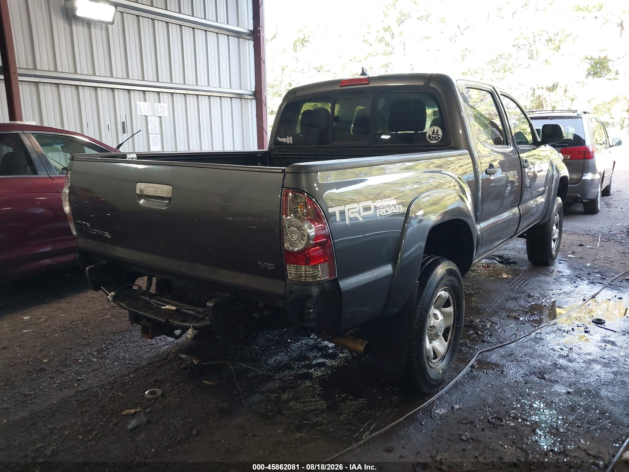 2015 Toyota Tacoma Base V6 Blue vin: 5TFLU4EN4FX113835