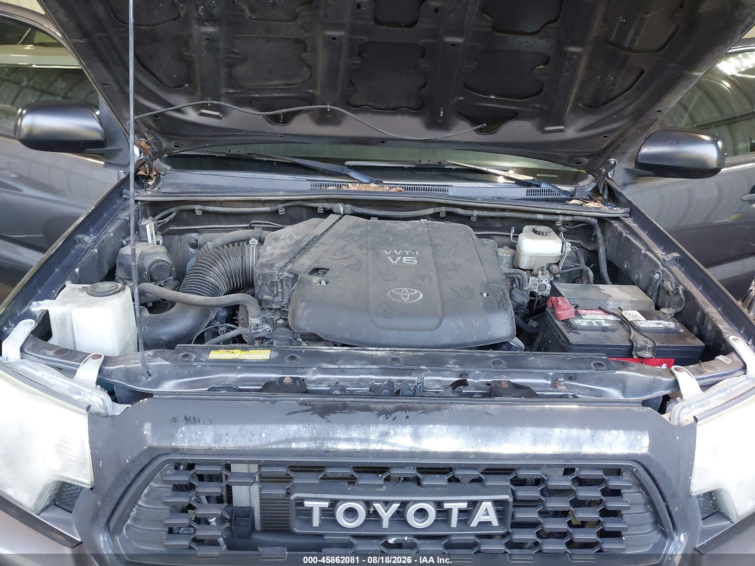 2015 Toyota Tacoma Base V6 Blue vin: 5TFLU4EN4FX113835