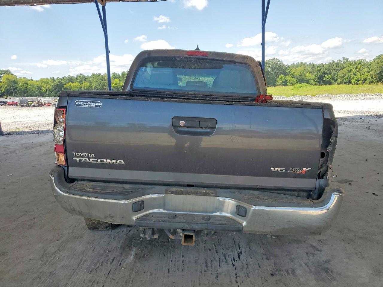 2015 Toyota Tacoma V6 Gray vin: 5TFLU4EN4FX122129