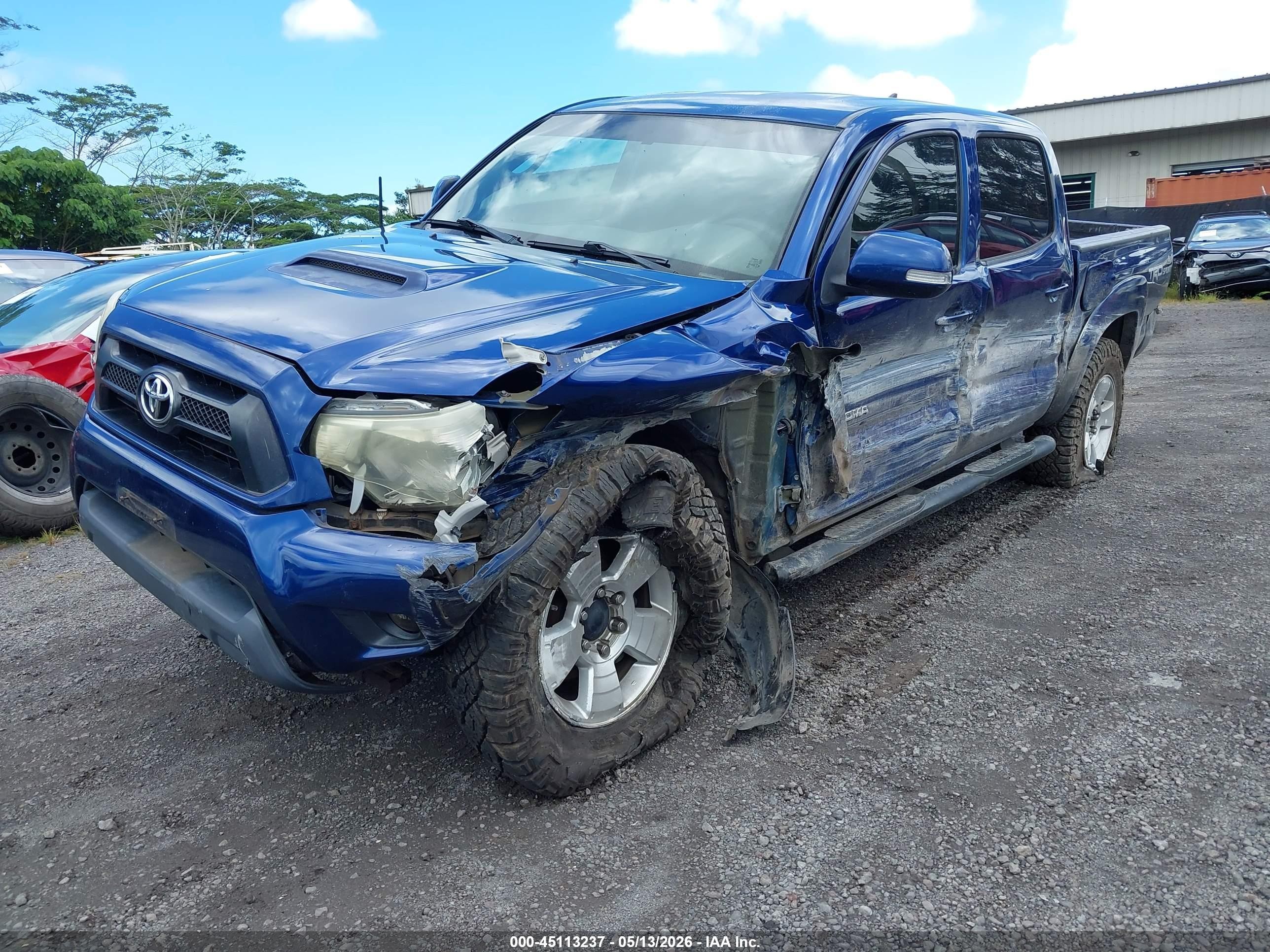 2015 Toyota Tacoma Base V6/trd Pro Gray vin: 5TFLU4EN4FX131686