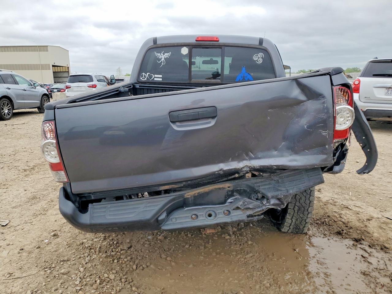 2015 Toyota Tacoma V6 Gray vin: 5TFLU4EN4FX142123