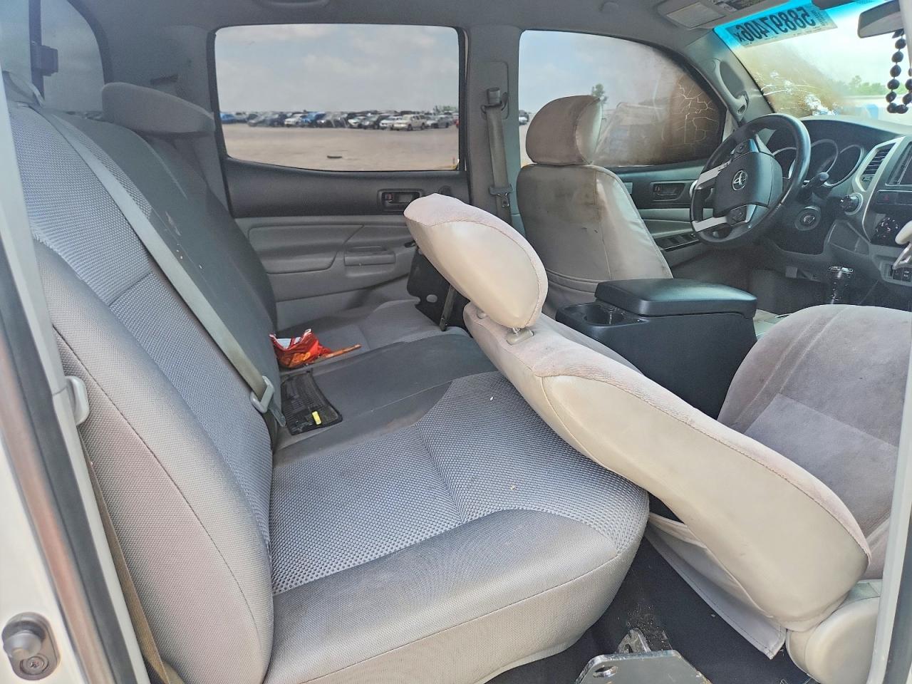 2014 Toyota Tacoma Double Cab White vin: 5TFLU4EN5EX108593