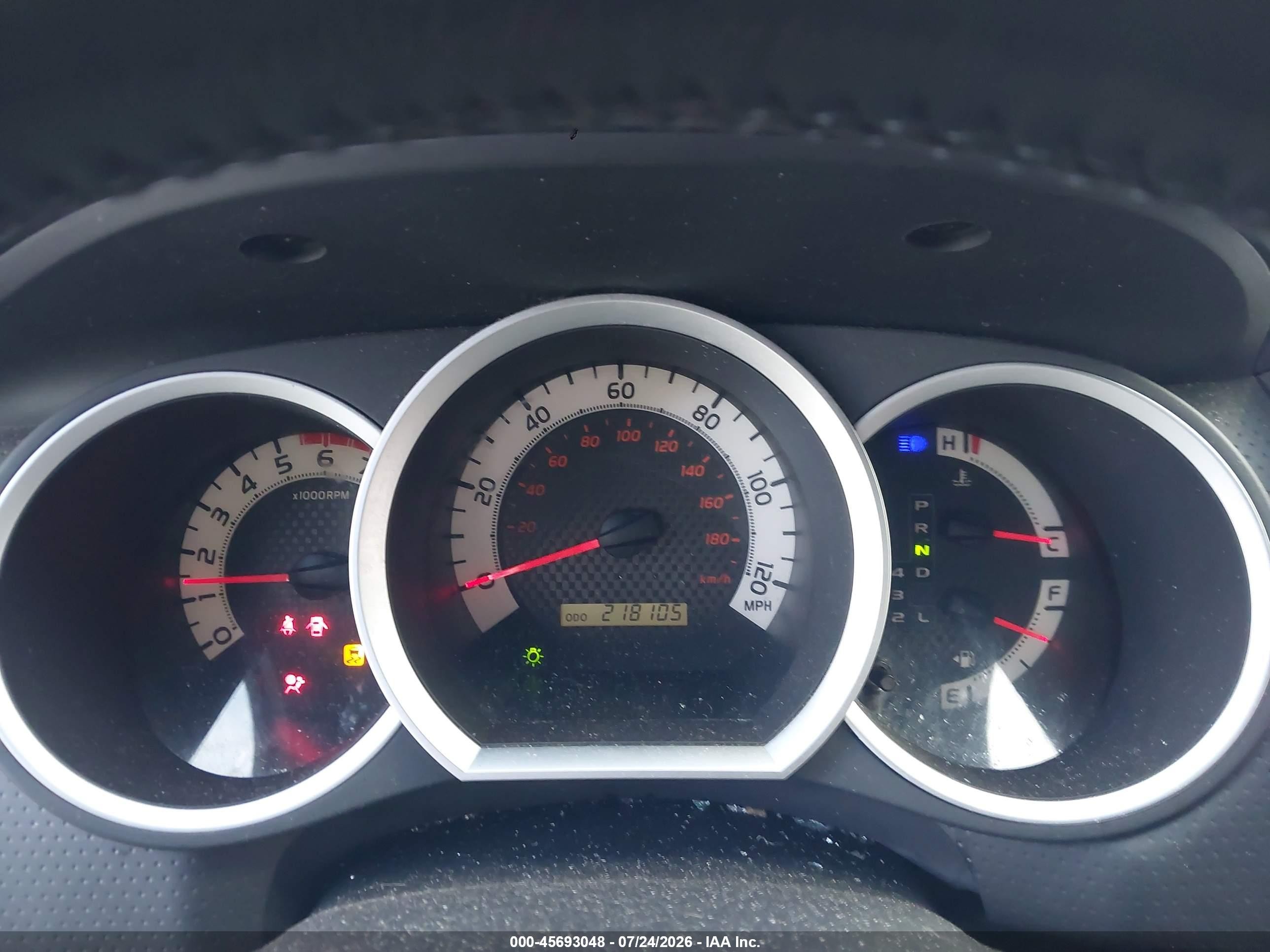 2015 Toyota Tacoma Base V6 Gray vin: 5TFLU4EN5FX111236