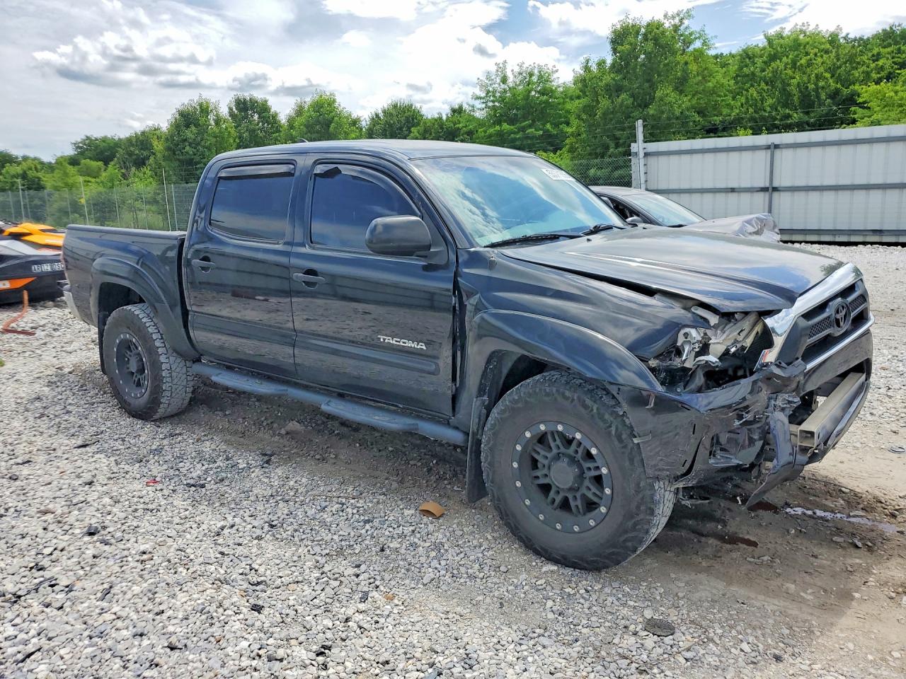 2015 Toyota Tacoma V6 Black vin: 5TFLU4EN5FX141305