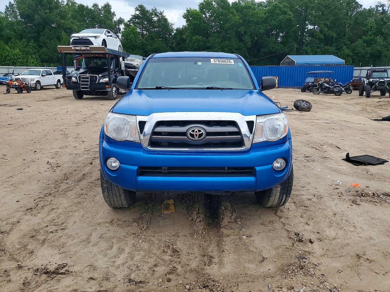 2011 Toyota Tacoma Double Cab Blue vin: 5TFLU4EN6BX009051