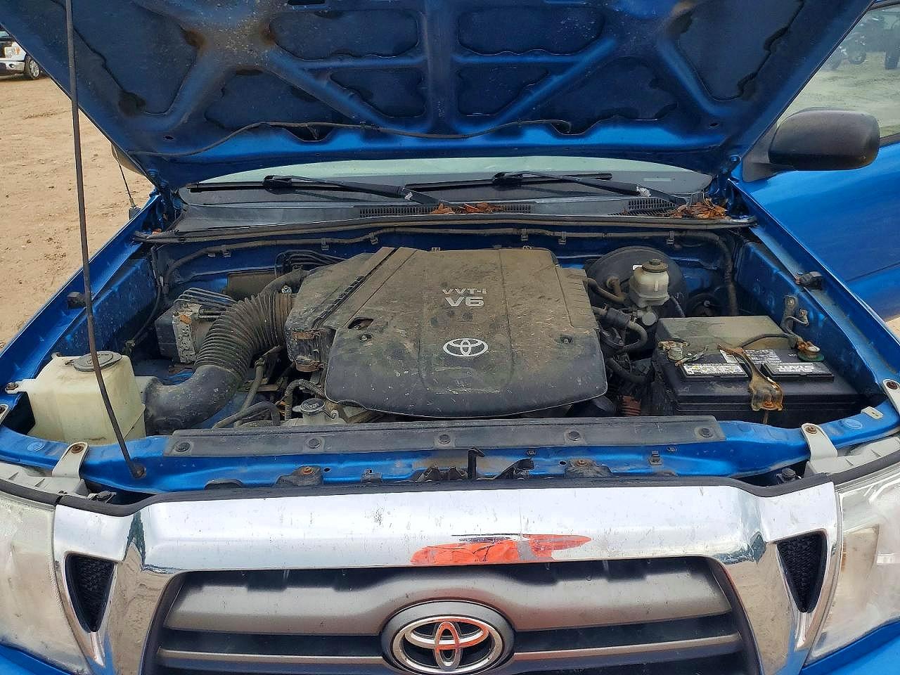 2011 Toyota Tacoma Double Cab Blue vin: 5TFLU4EN6BX009051