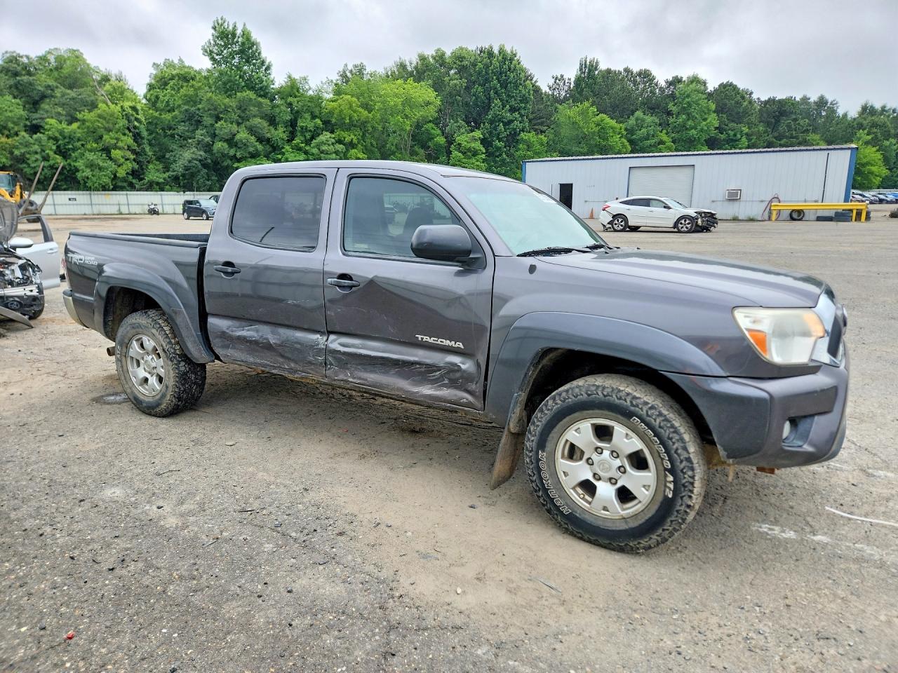 2012 Toyota Tacoma Double Cab Серый vin: 5TFLU4EN7CX025356