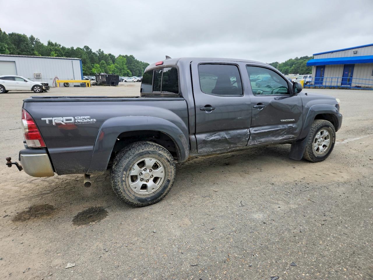 2012 Toyota Tacoma Double Cab Серый vin: 5TFLU4EN7CX025356