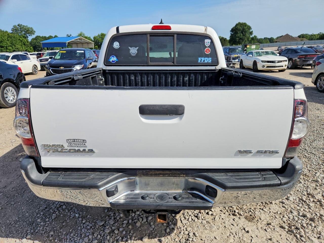 2012 Toyota Tacoma Double Cab White vin: 5TFLU4EN7CX036809