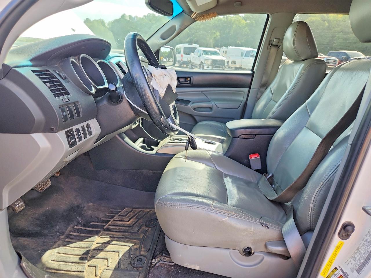 2012 Toyota Tacoma Double Cab White vin: 5TFLU4EN7CX036809