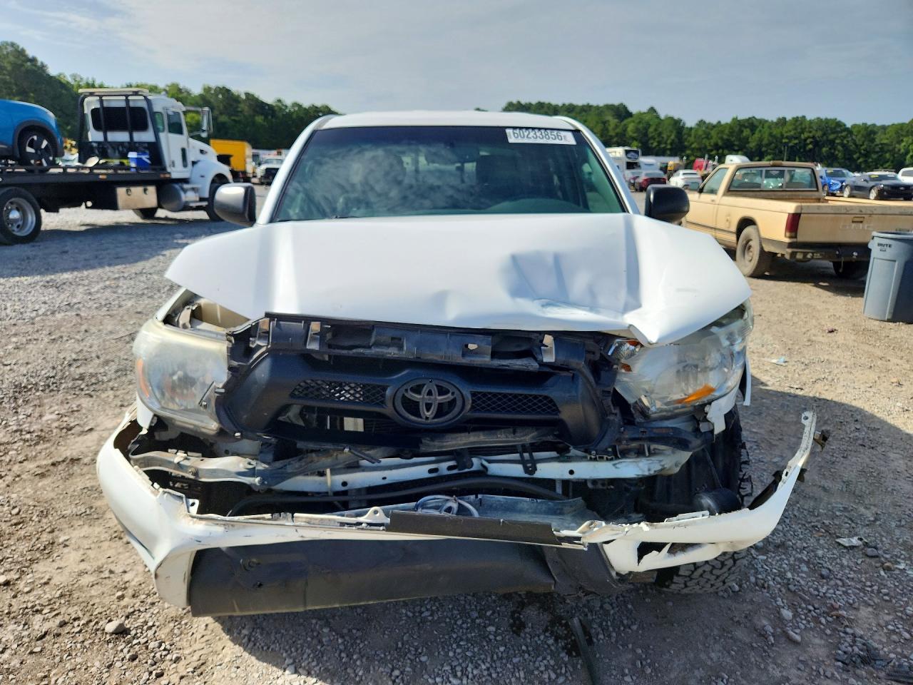 2012 Toyota Tacoma Double Cab White vin: 5TFLU4EN7CX036809