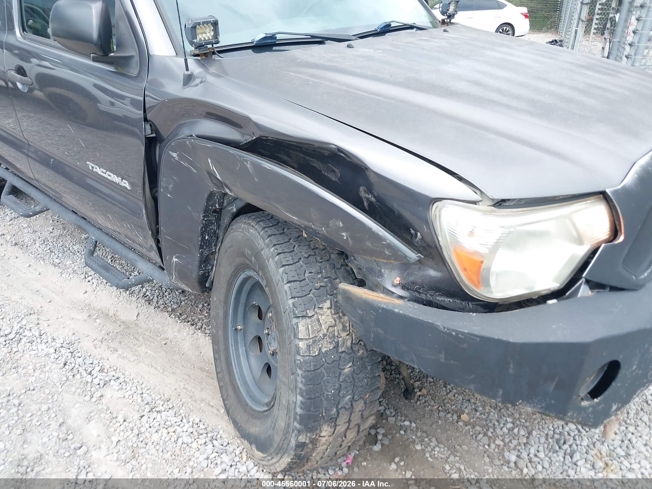 2012 Toyota Tacoma Base V6 Gray vin: 5TFLU4EN7CX047955
