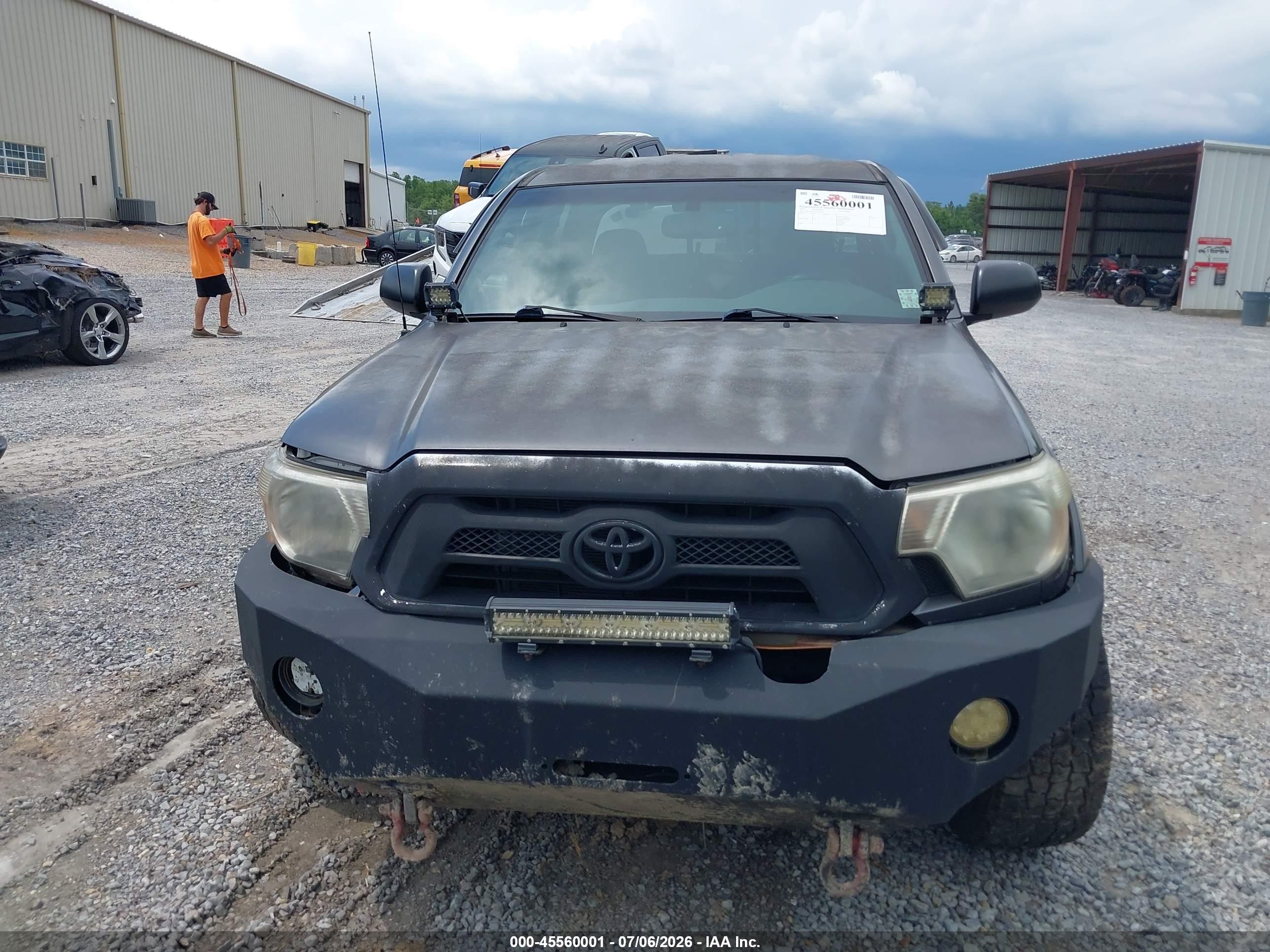2012 Toyota Tacoma Base V6 Gray vin: 5TFLU4EN7CX047955