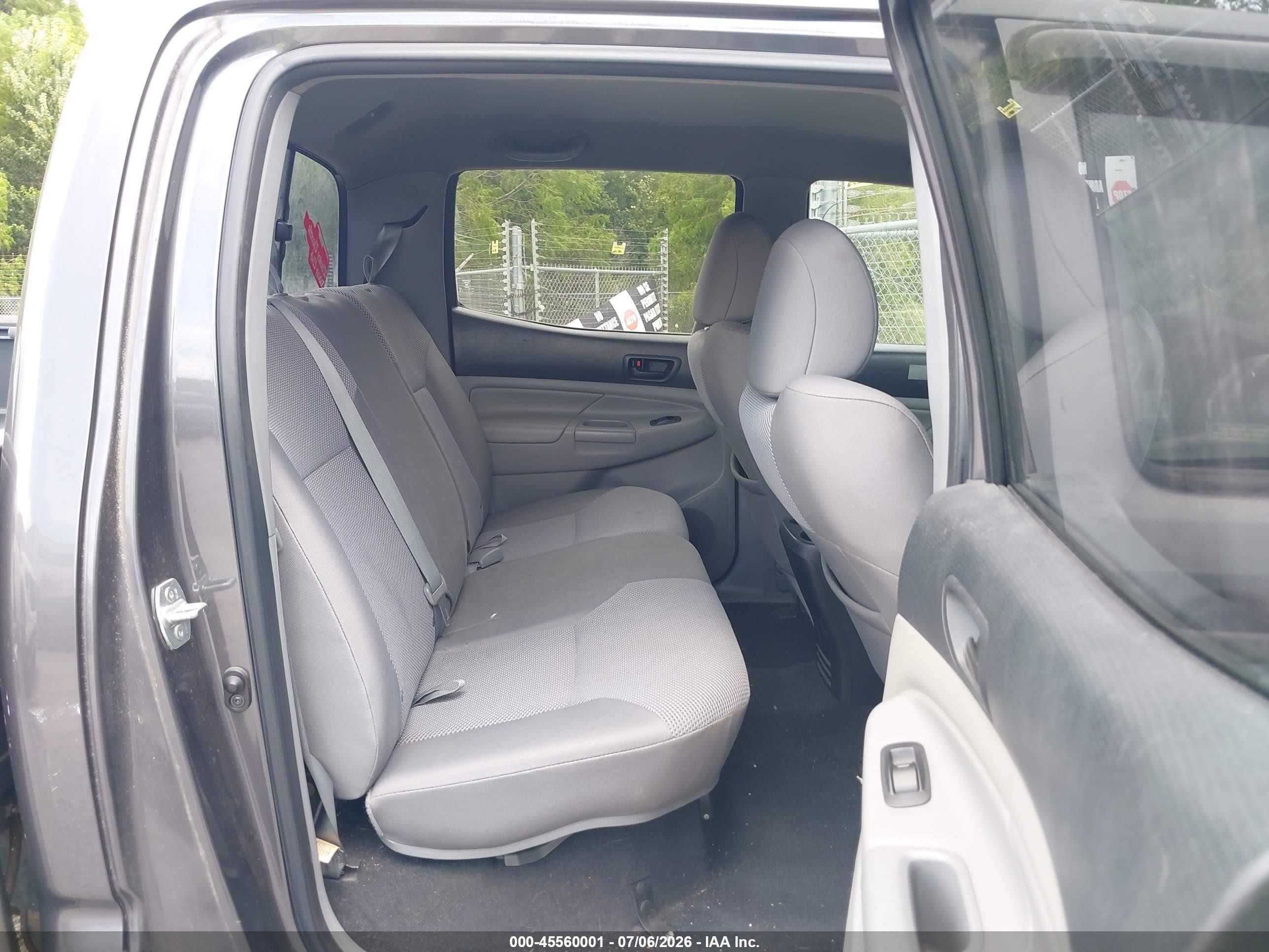 2012 Toyota Tacoma Base V6 Gray vin: 5TFLU4EN7CX047955
