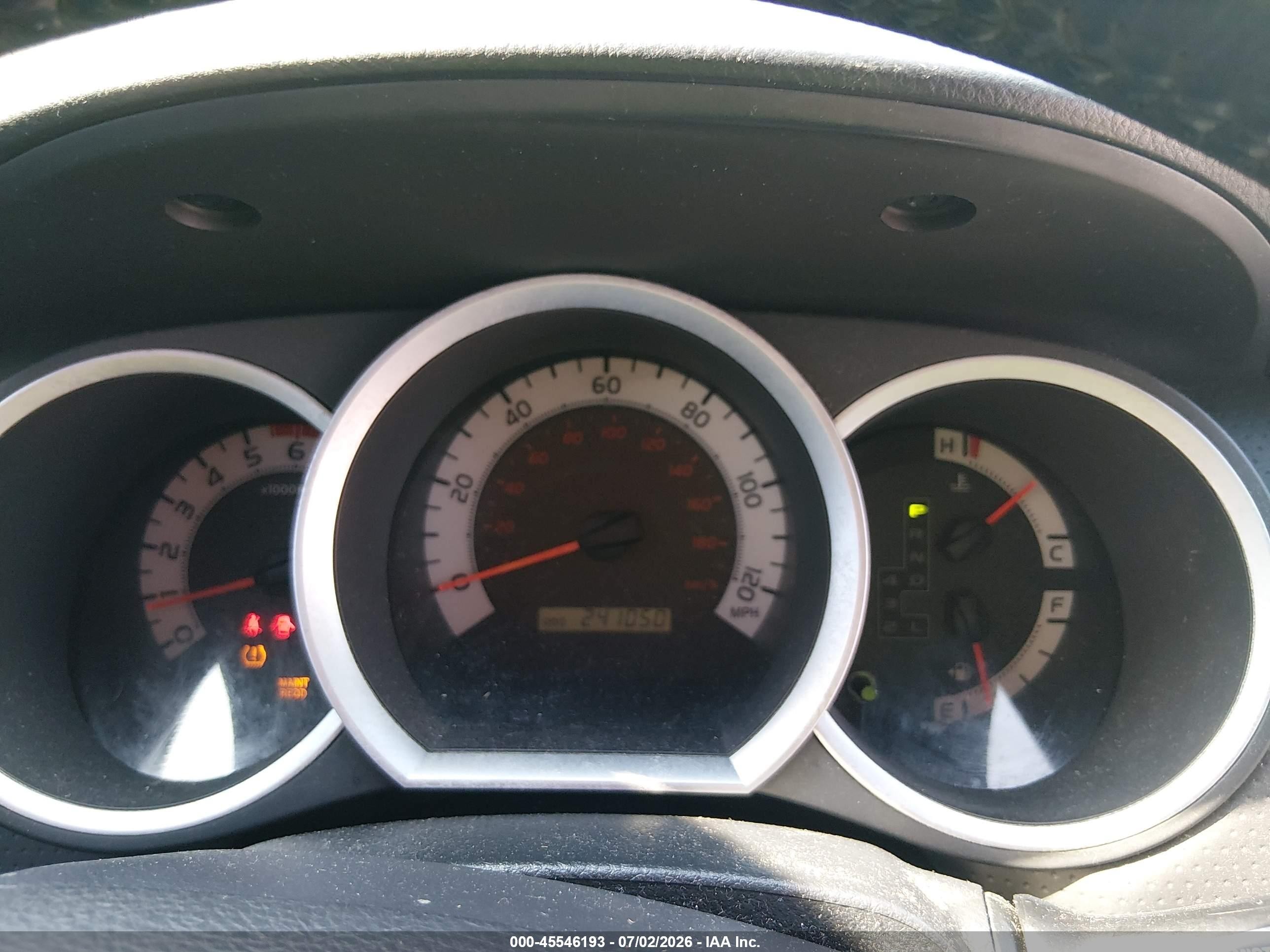 2013 Toyota Tacoma Base V6 White vin: 5TFLU4EN7DX051523