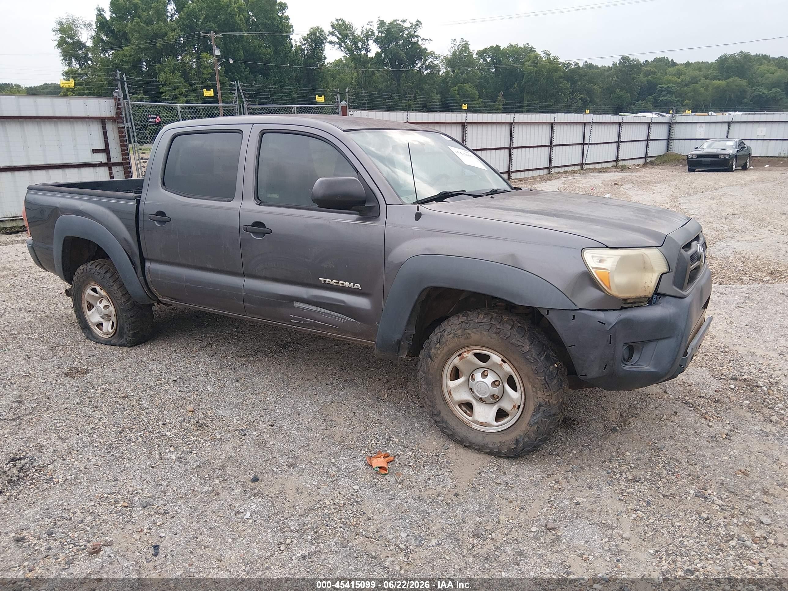 2013 Toyota Tacoma Base V6 Gray vin: 5TFLU4EN7DX059895
