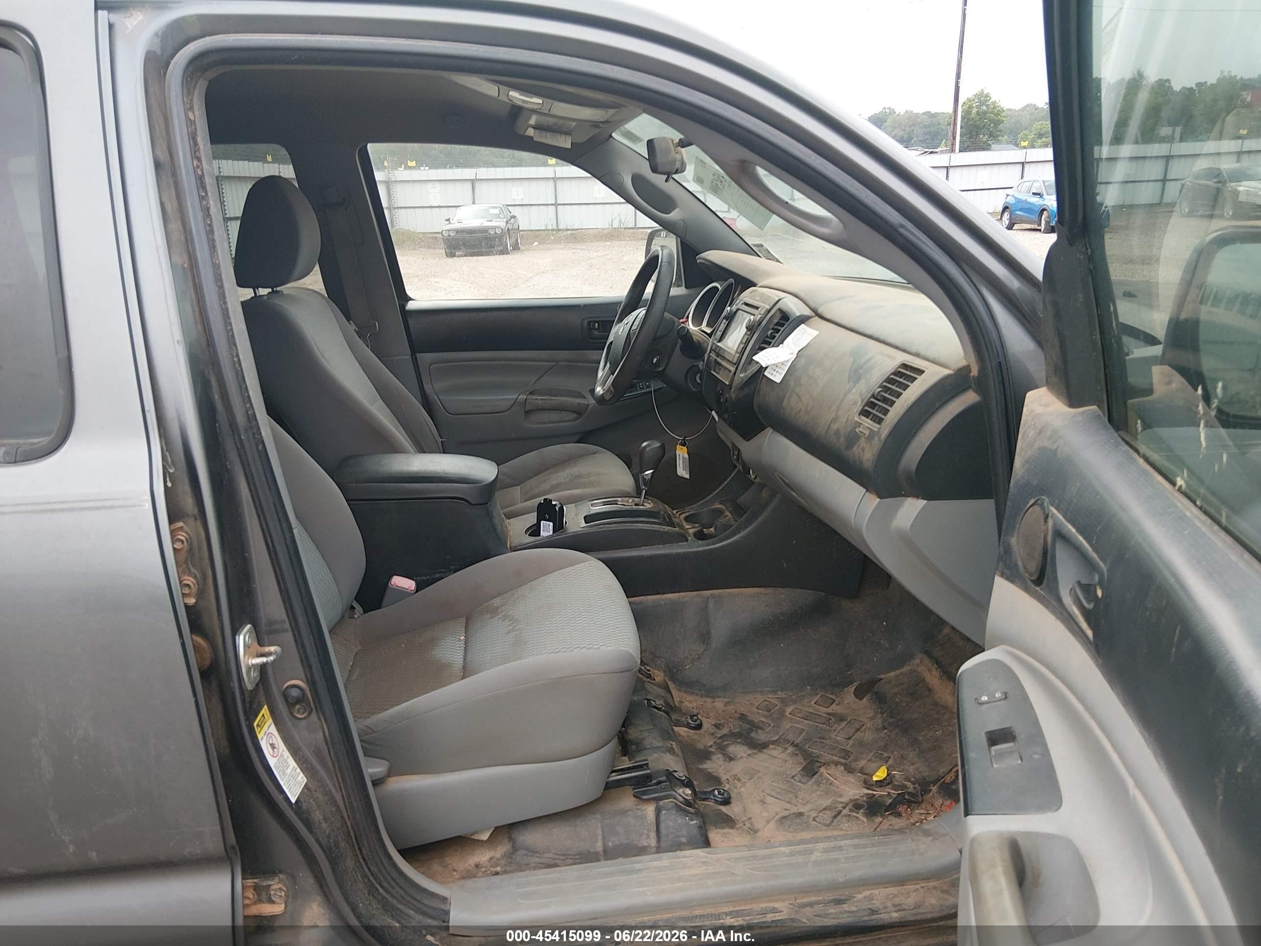 2013 Toyota Tacoma Base V6 Gray vin: 5TFLU4EN7DX059895